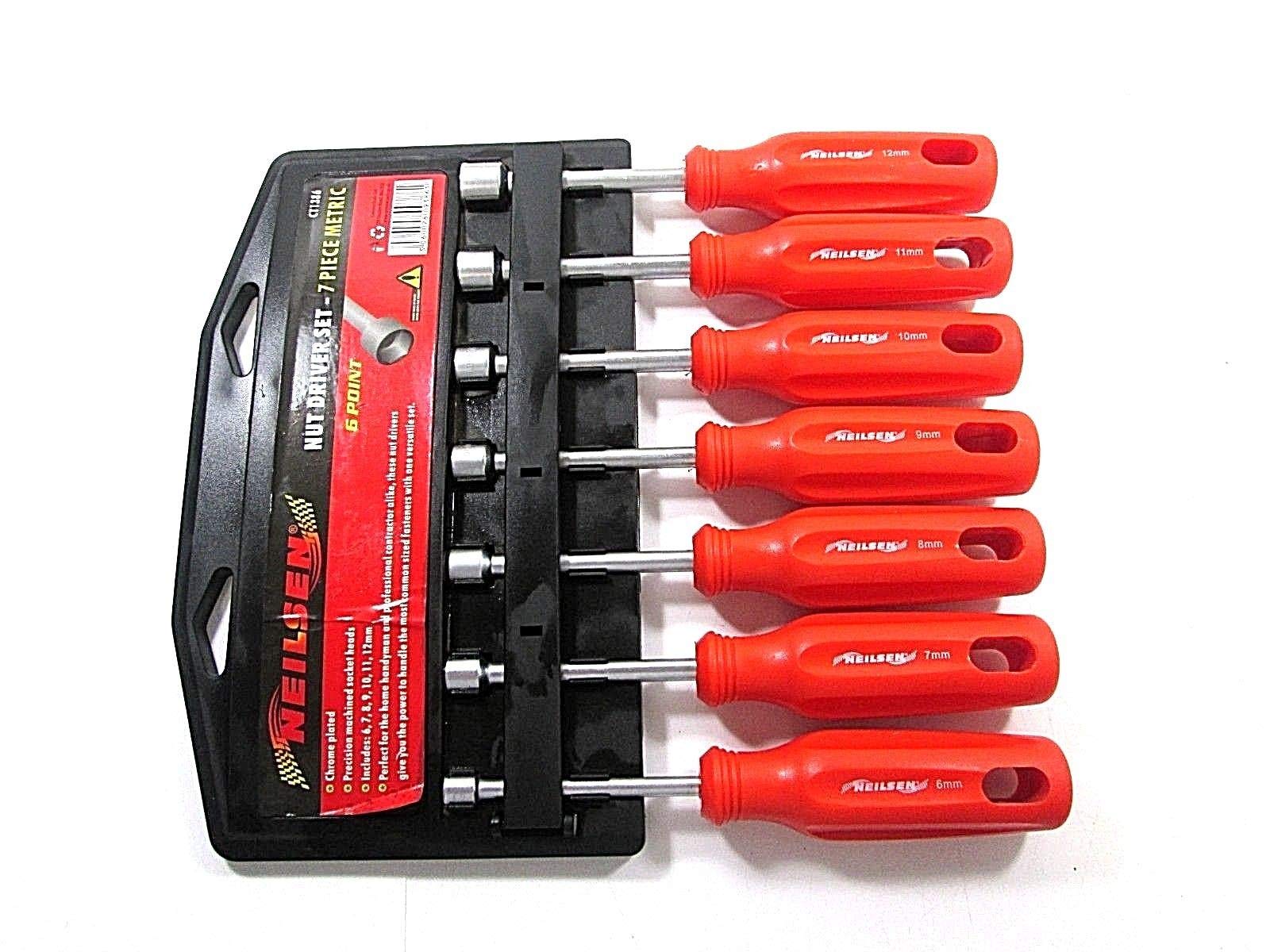 Amazon.co.jp: ナットドライバーセット 7点 (メートル法) : DIY, Tools 