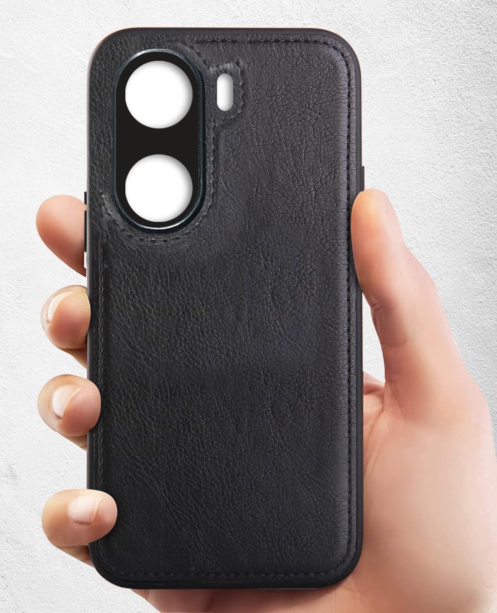 Excelsior Premium PU Leather Back case Cover with 360 Degree Full Body Protection | Shockproof for Vivo V29e (Black) (B0CXMJDLTF) Amazon Price History, Amazon Price Tracker