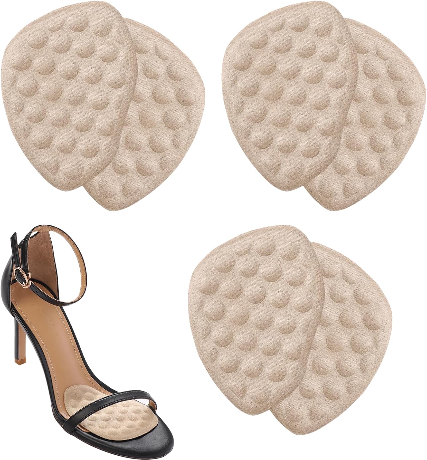 JGTYJE Metatarsal Pads High Heel Comfort Pads Insoles for