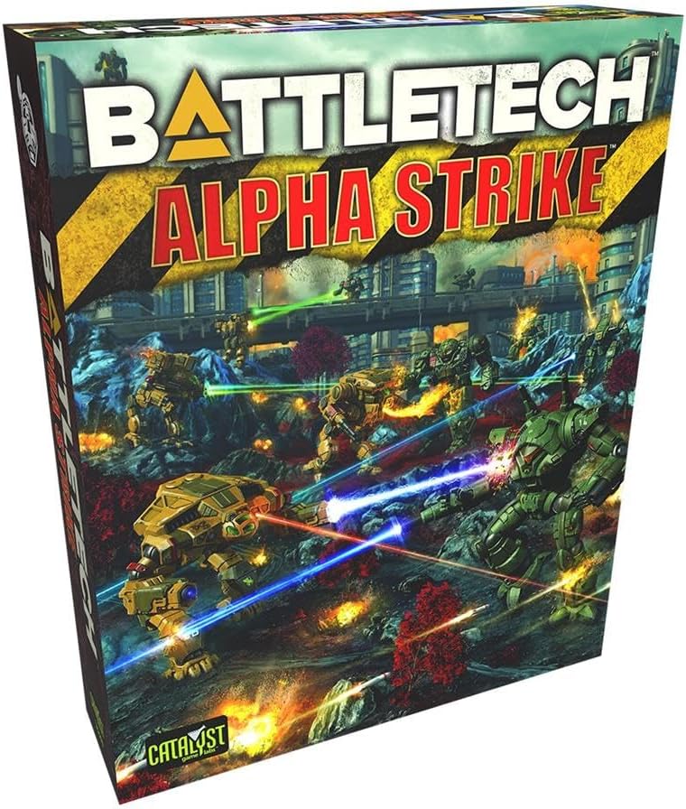 BattleTech Alpha Strike Box Set – Sci-Fi Mech Miniatures Wargaming - Fast Play Starter Set for Strategy Game Enthusiasts, Brown