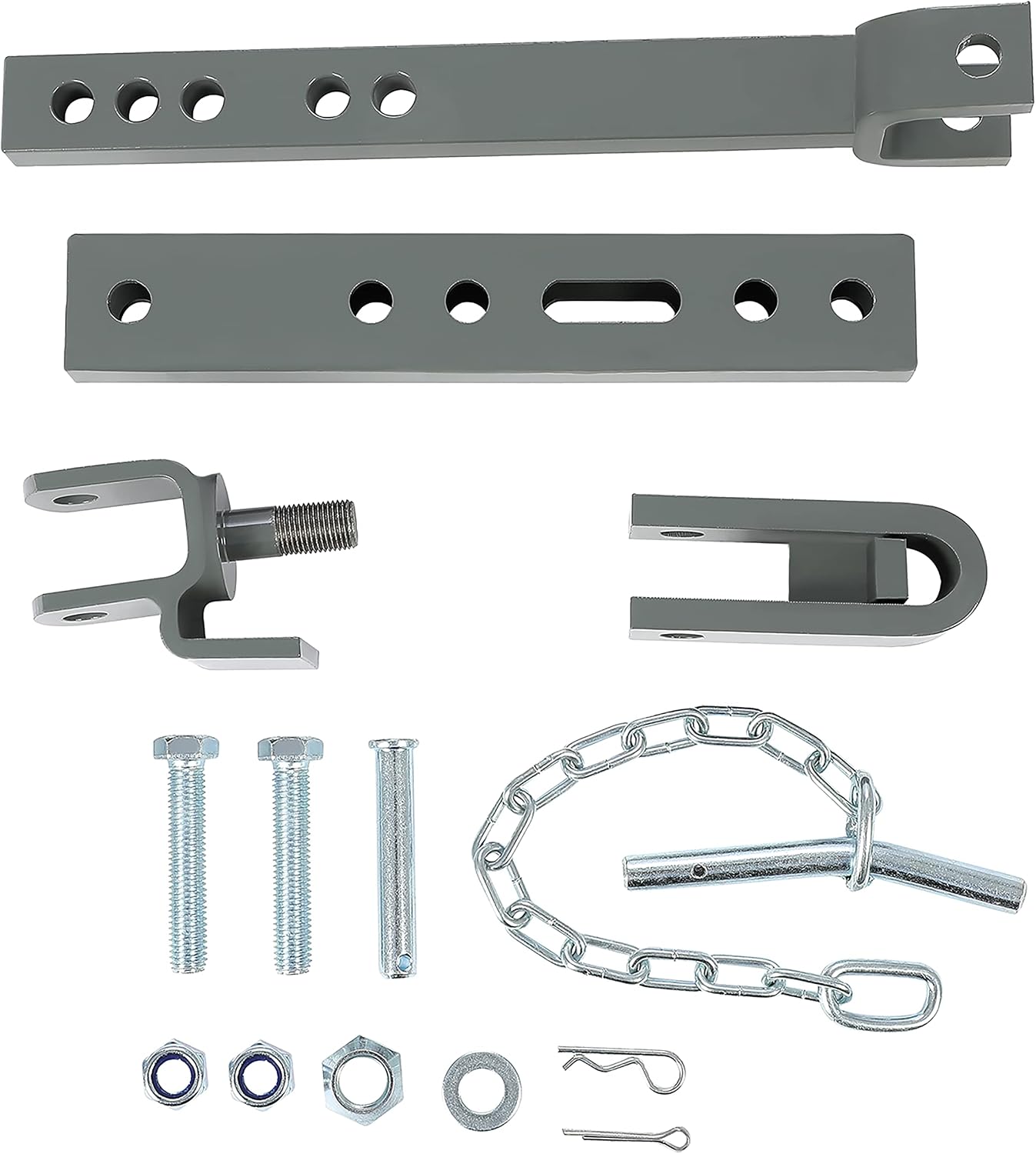 ALMULOO Solid Telescopic Stabilizer Compatible with Kubota Tractor L3700SU L2501 L3301 L3901 L4701 L2600 L3000 L2800 L3400 L3200 L3800 Powder Coated Heavy Duty Steel