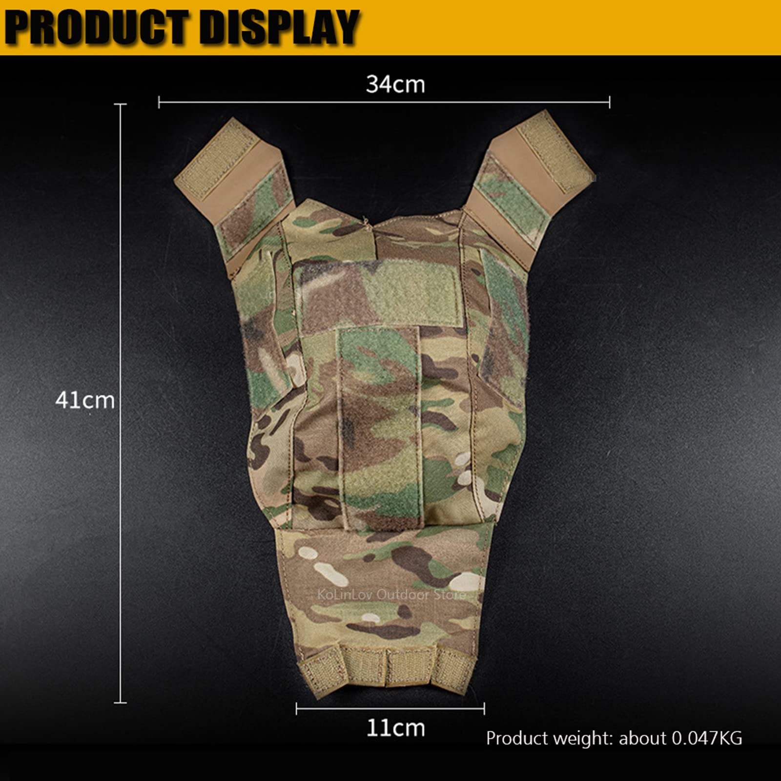 Funda para casco, accesorios tácticos para casco militar, tela para casco de caza Airsoft, accesorio para casco deportivo al aire libre. (G)