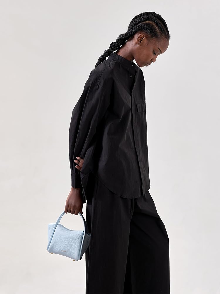 Amazon | Songmont Song バッグ ミニ キューブバッグ 本革 ピコタン風