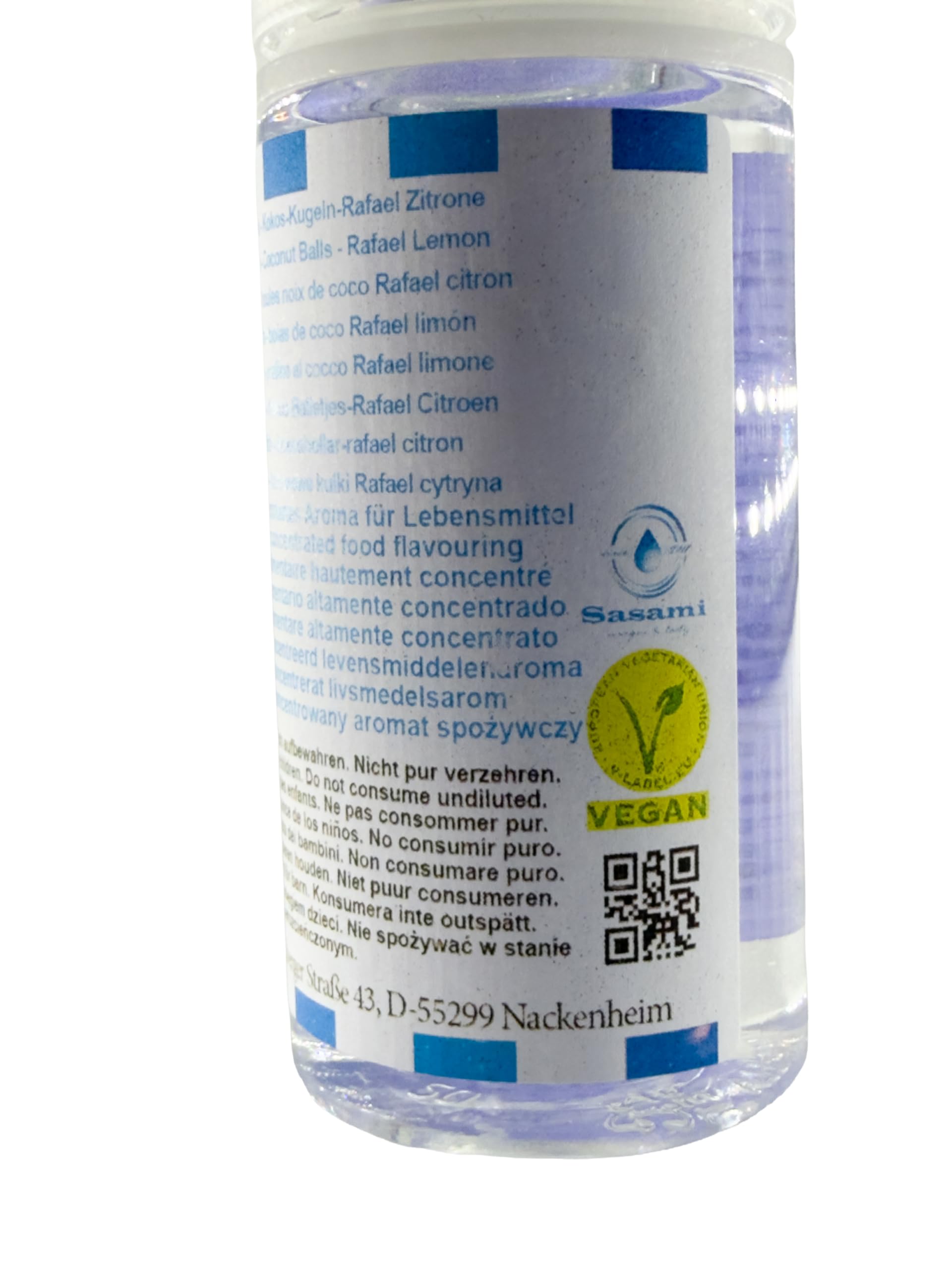 Raffa - Kokos-Kugeln-Rafael Zitrone Aroma Konzentrat - Vegan - Sasami - 100ml