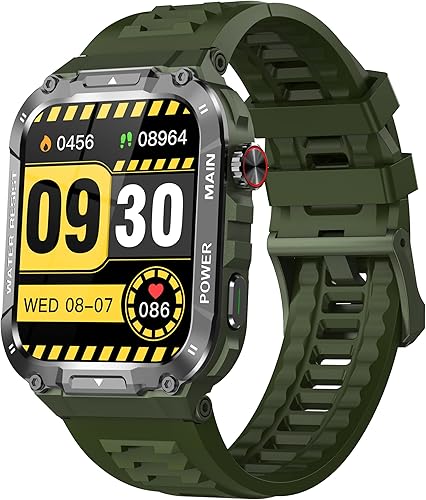 Miniatura 1 de Reloj inteligente con función de teléfono, hacerresponder llamadas con control de voz AI, reloj inteligente con 28 modos deportivos, podómetro,