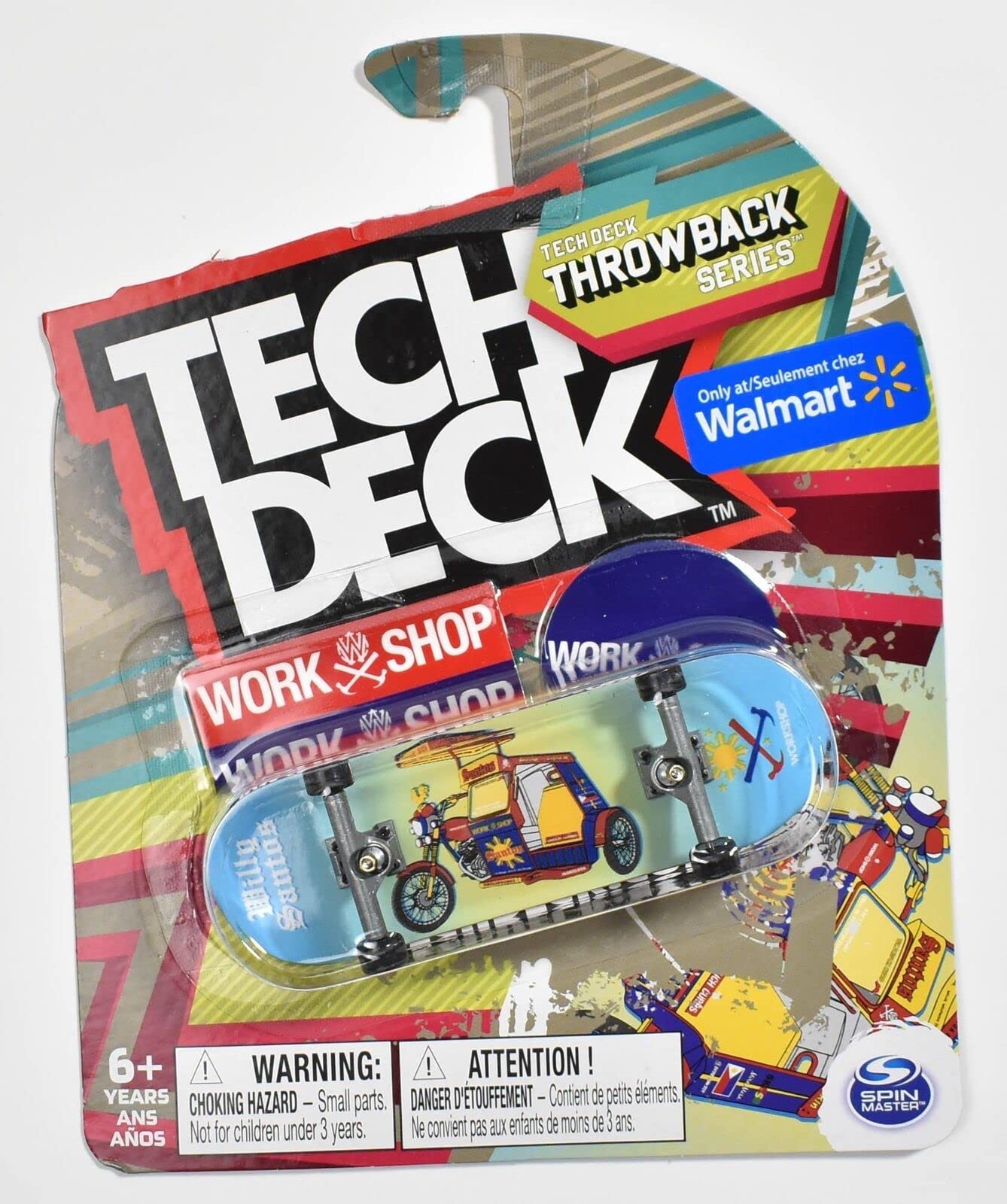 Tech Deck Throwback Series Workshop Willy Santos Ultra Rare Fingerboard