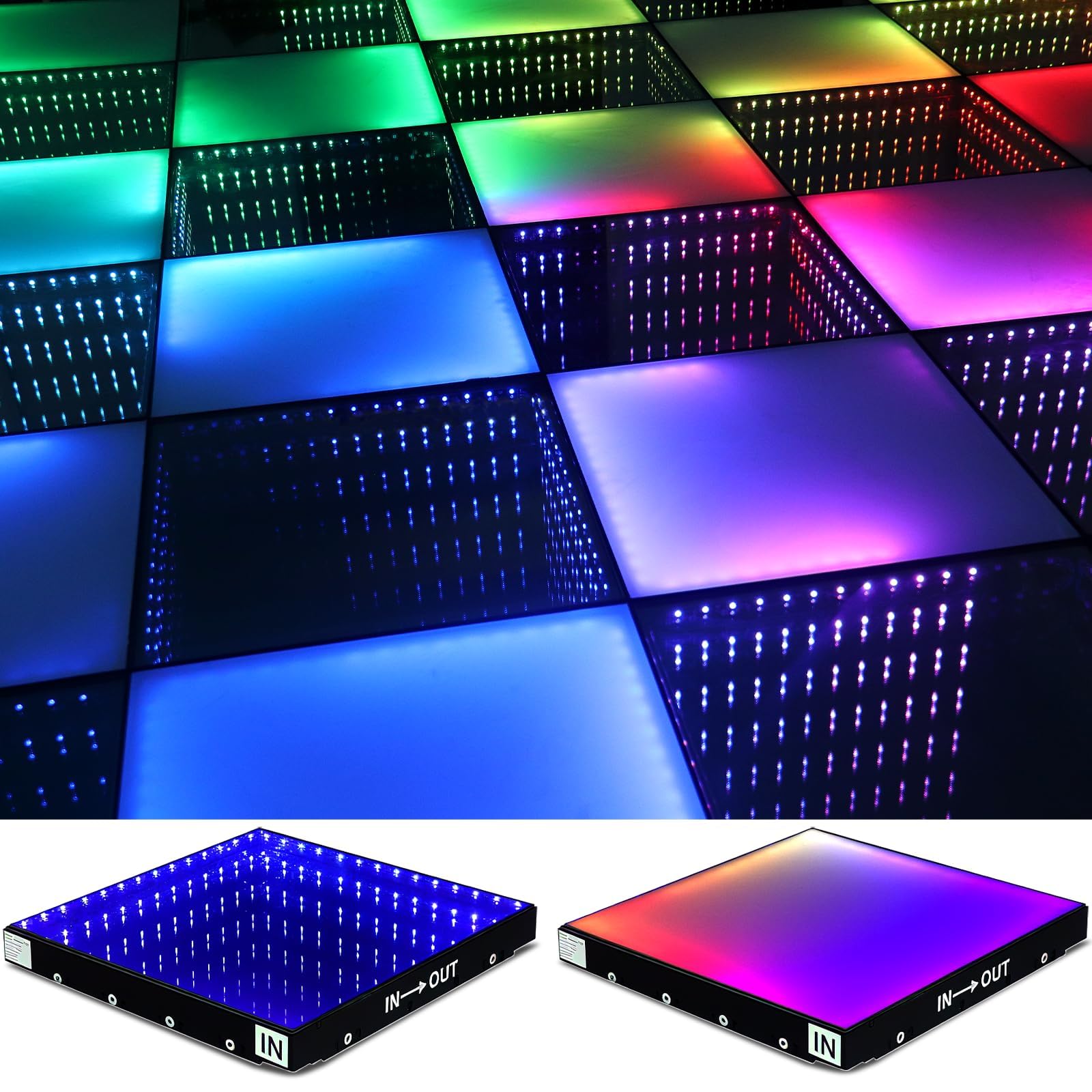 Amazon.com: MKORMK Dance Floor Stage Lights Tempered Glass