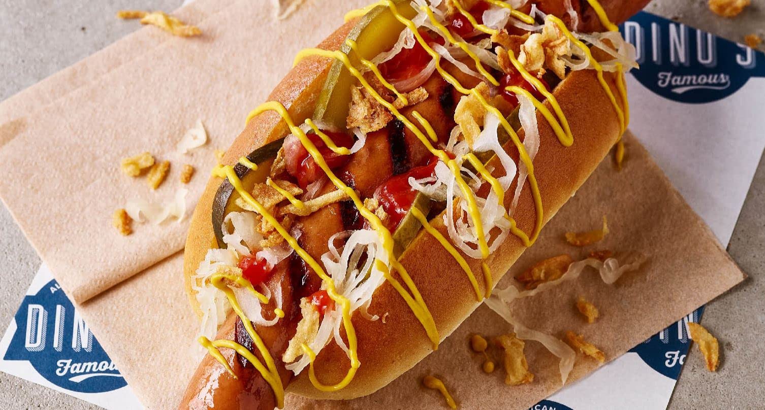 Dino's Famous Hot Dogs Original Stacker Cornichons 530 g