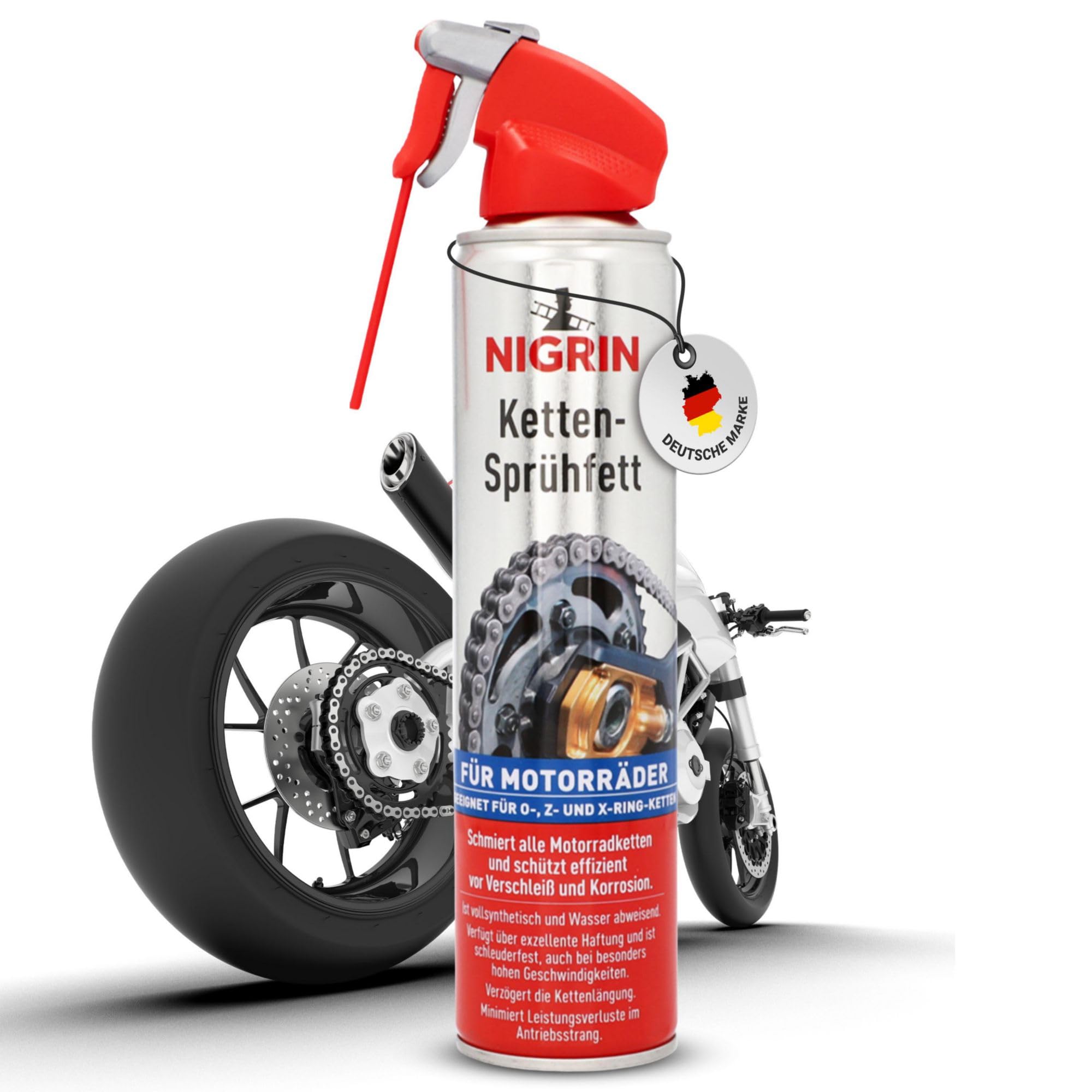 Nigrin 73888 Nigrin Grasso Spray per Le Catene, Sintetico, 400 ML