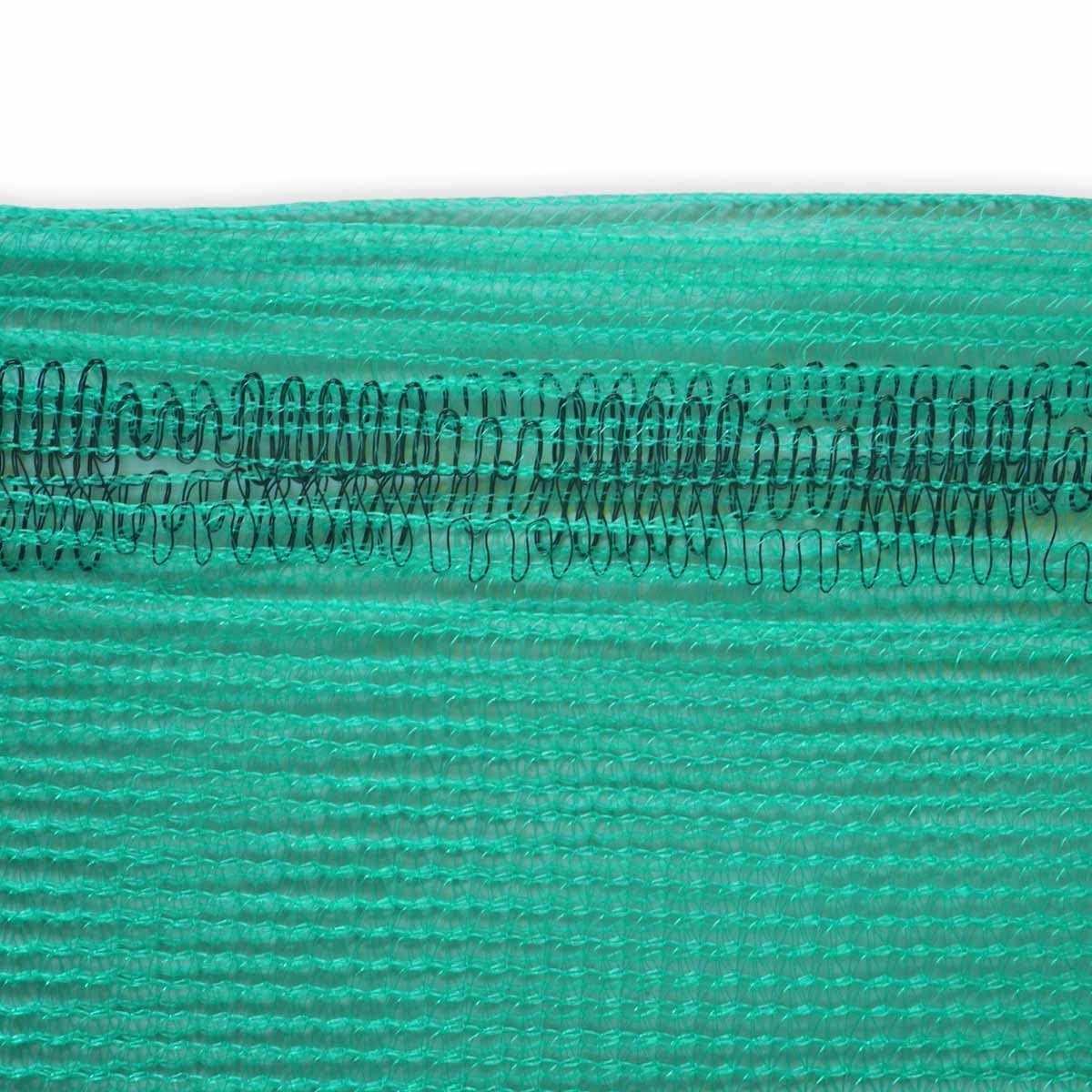 Gerüstschutznetz 3,07x20m Grün – Staubnetz 50 G/m², Witterungsbeständig Mit Knopflochleiste