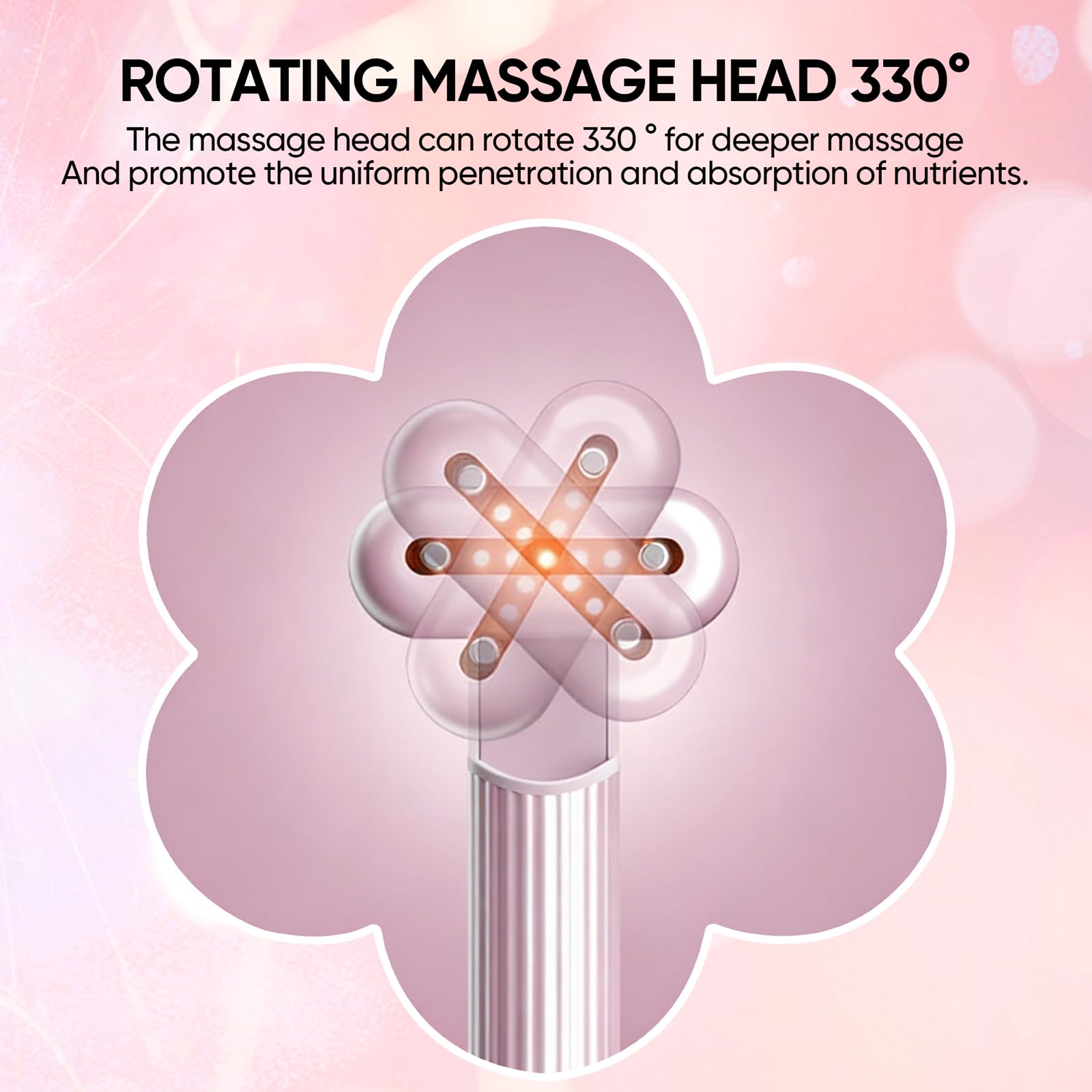 4 en 1 Masseur Yeux Multifonction avec Lumière LED, Vibration, EMS, Thermothérapie, Soin Contour des Yeux et Visage,Appareil De Soin À Domicile, Réduit Efficacement Les Cernes/Poches Sous Les Yeux (A)