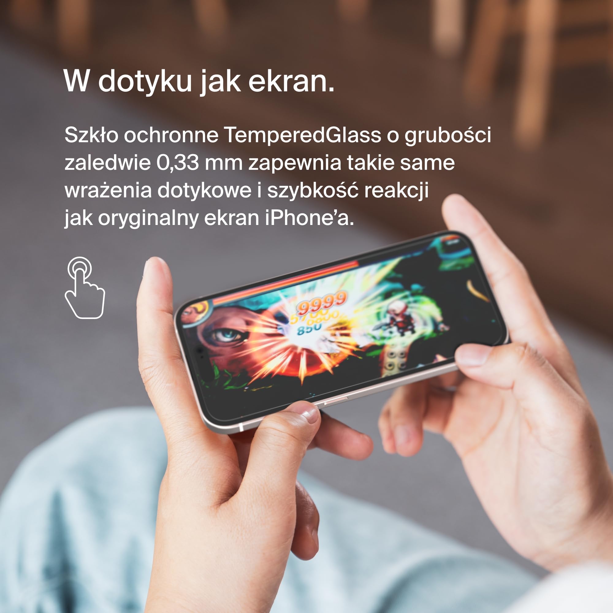 Belkin ScreenForce TemperedGlass Powlekane szkło ochronne, hartowane do iPhone’a 15 Pro, cienkie, przejrzyste, odporne na zarysowania, z ramką Easy Align do mocowania bez pęcherzyków powietrza