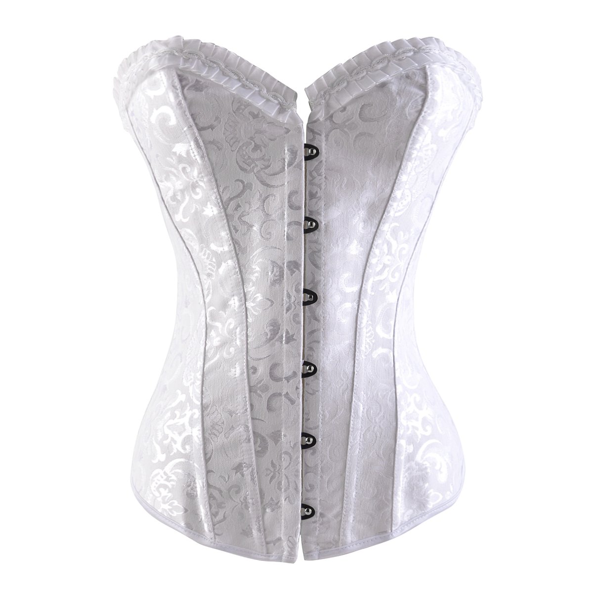 Elegant Full Steel Boned Lace Up Corset Fancy Dress Costume