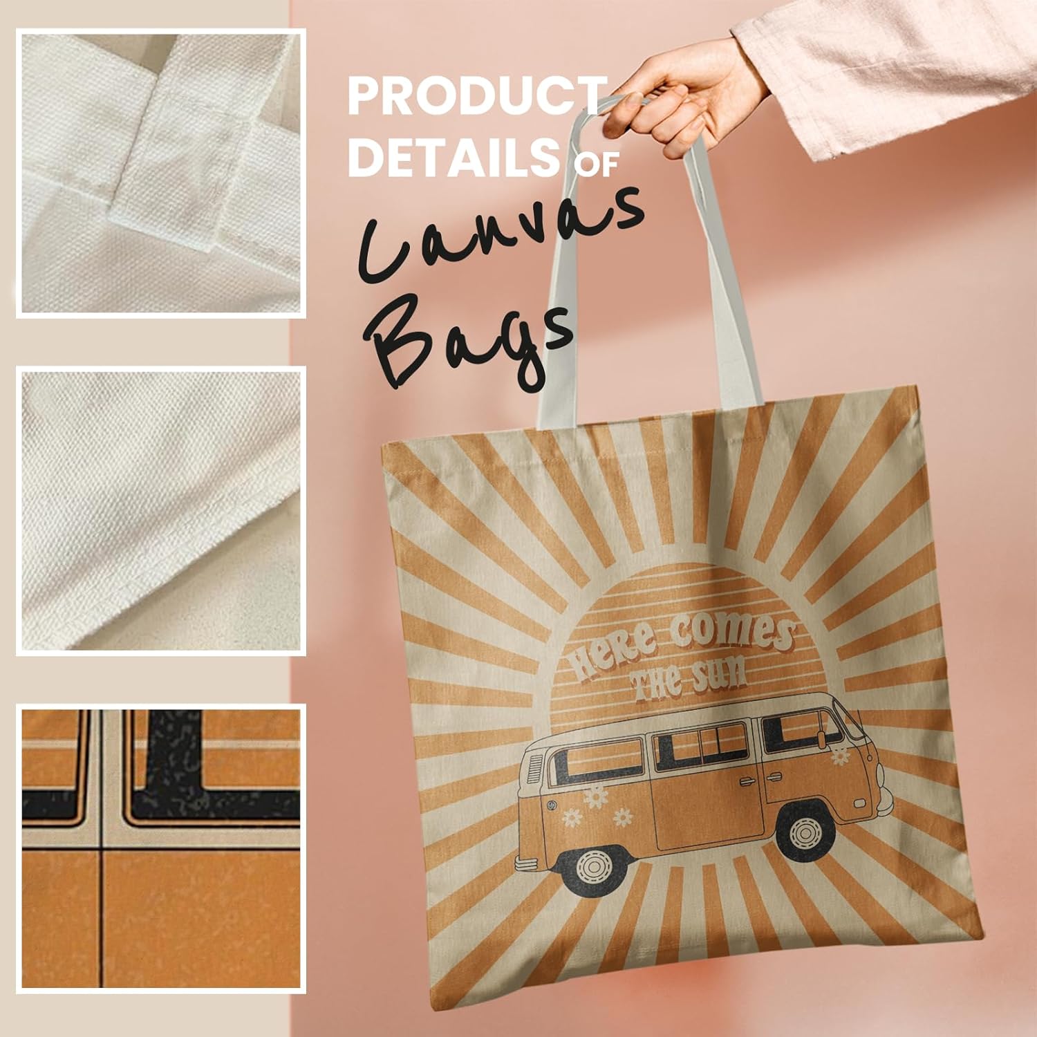 Western Cowgirl Canvas Tote Bags, Country Cowgirl Gift, Shopping Bagss, Aesthetic ToteBag for Women - Image 5