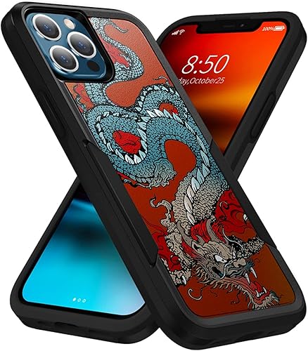 Miniatura 18 de CasesOnDeck - Funda de agarre compatible con Apple iPhone 13 Pro Max (2021) y iPhone 13 Pro Max [Grip Tactical] Funda delgada y resistente, color