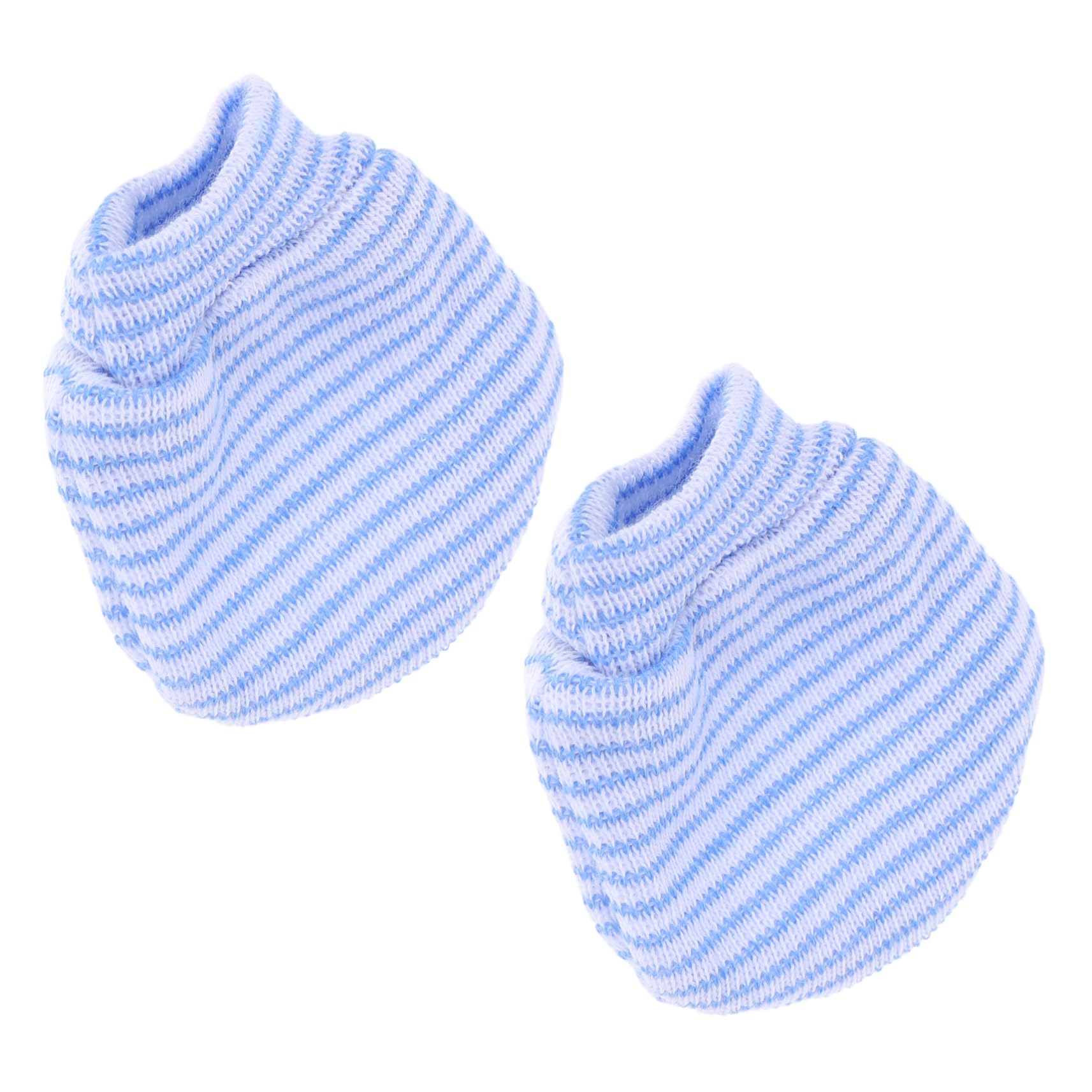 FRCOLOR Cotton Crafted Newborn Mittens Winter Mittens Set Knitted Gloves for Boys Girls Toddlers