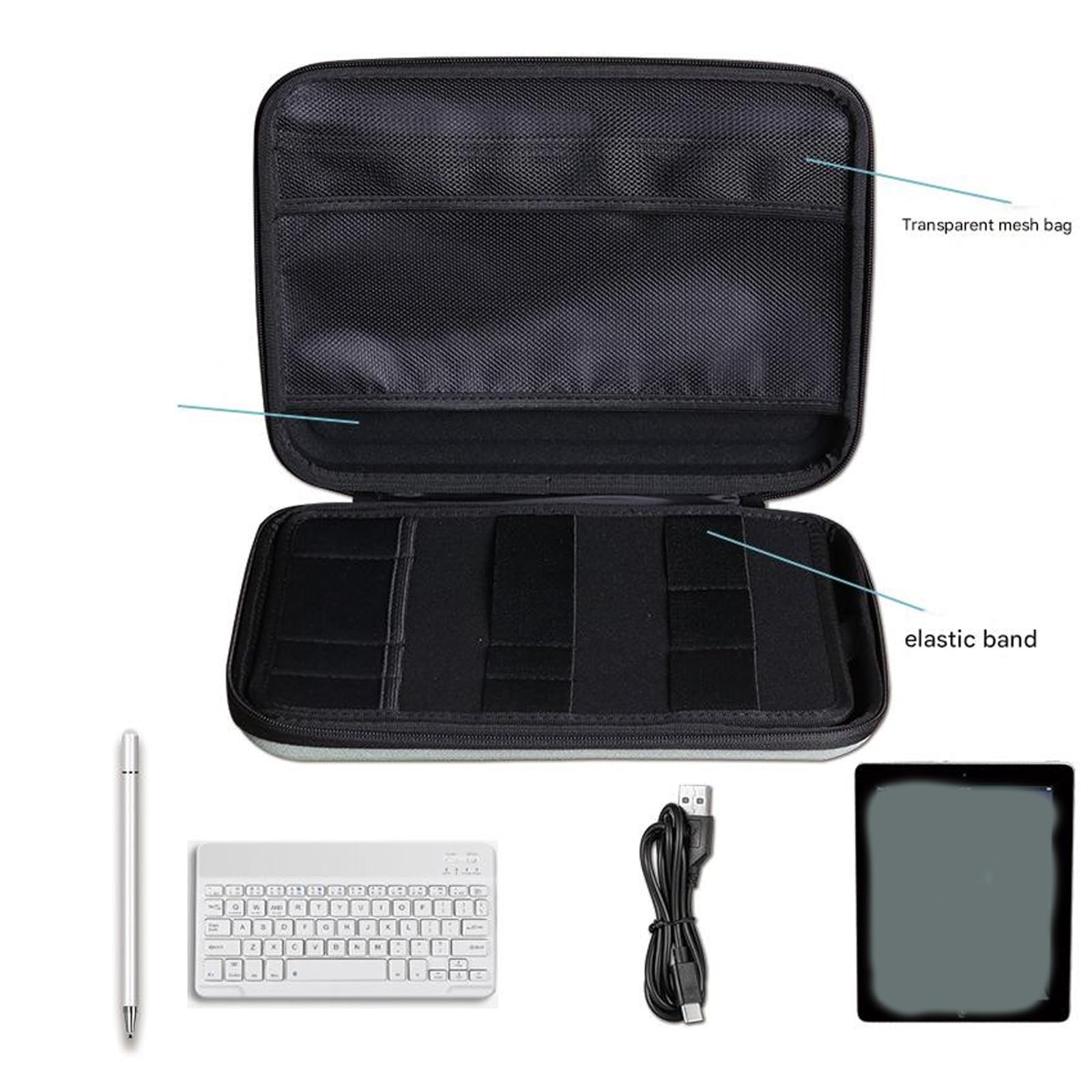 Borsa per computer portatile Custodia protettiva per tablet in tessuto Oxford Custodia protettiva per computer portatile impermeabile Manico ergonomico Borsa per laptop antiurto professionale