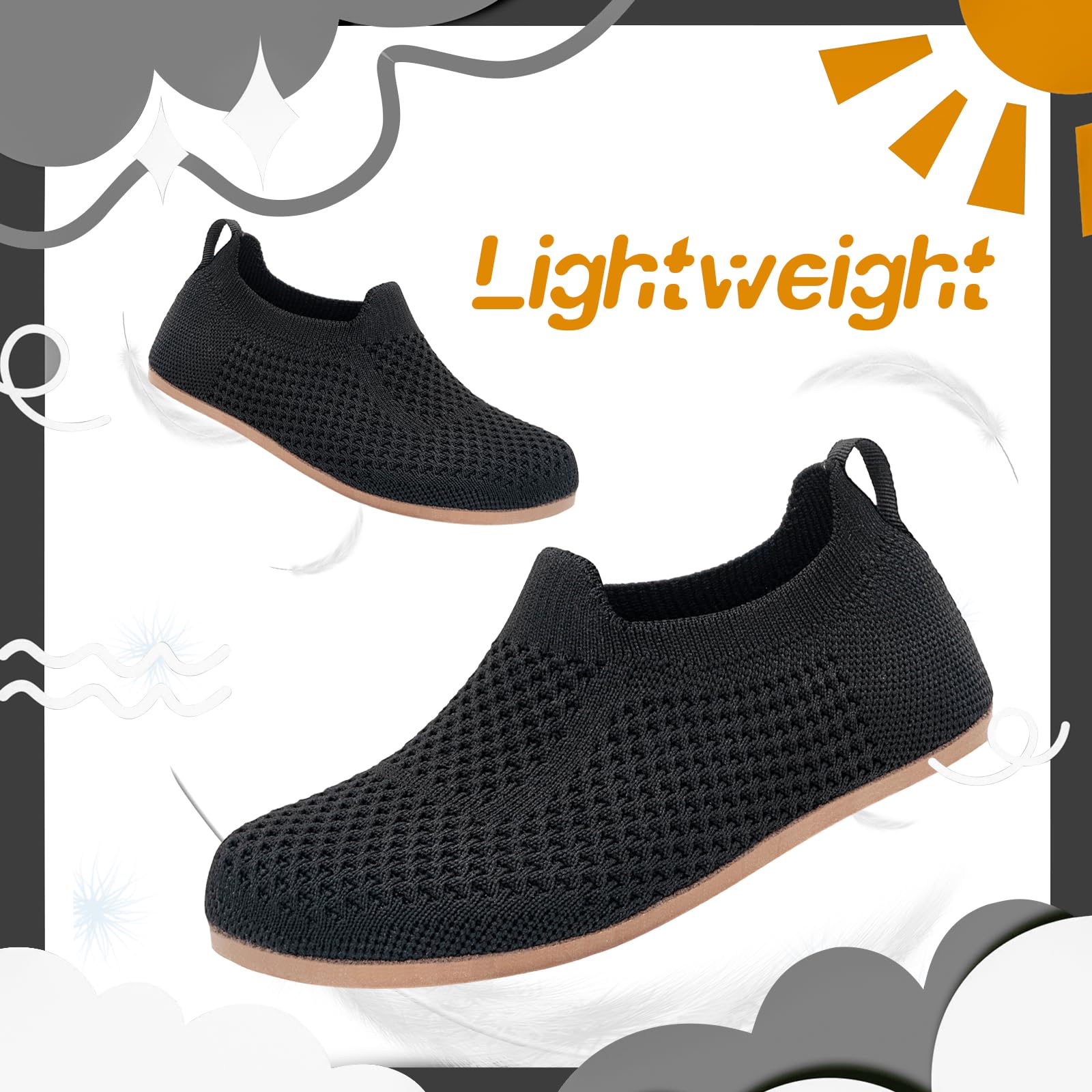 KOWAYI Chłopięce i dziewczęce kapcie antypoślizgowe dziecięce buty boso buty unisex