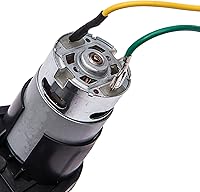 Vista 7 de 12V550 40000RPM DC Motor Caja de cambios, adecuada para niños Accesorios SUV de equitación, caja de cambios de motor de alto par RS550 de alta