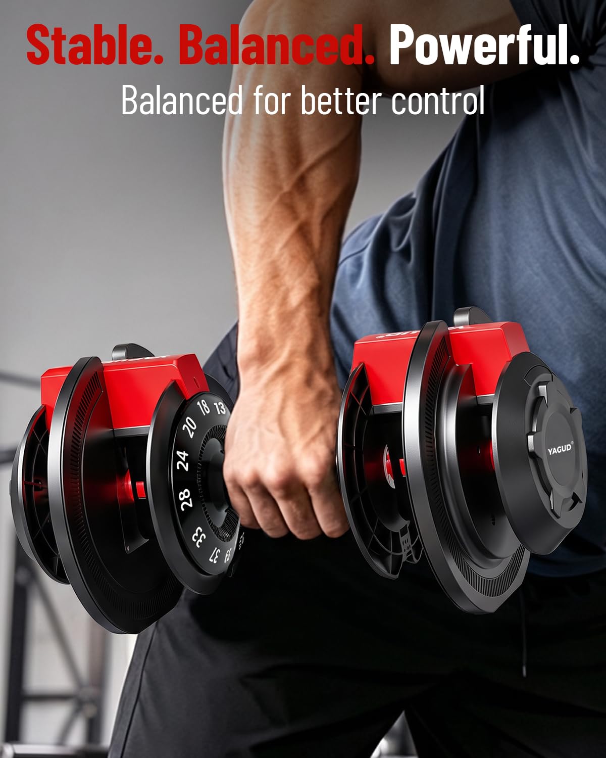 Adjustable Dumbbell Set, 52.5/90 lbs Adjustable Weights Dumbbells | 12/16 Levels Adjust,1 Hand Rotation, Safety Lock System, Non-Slip Texture Grip, Space-Saving Design for Full-Body Home Gym