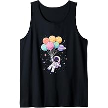 Astronaut Planet Swing Solar System Sun Earth Universe Tank Top