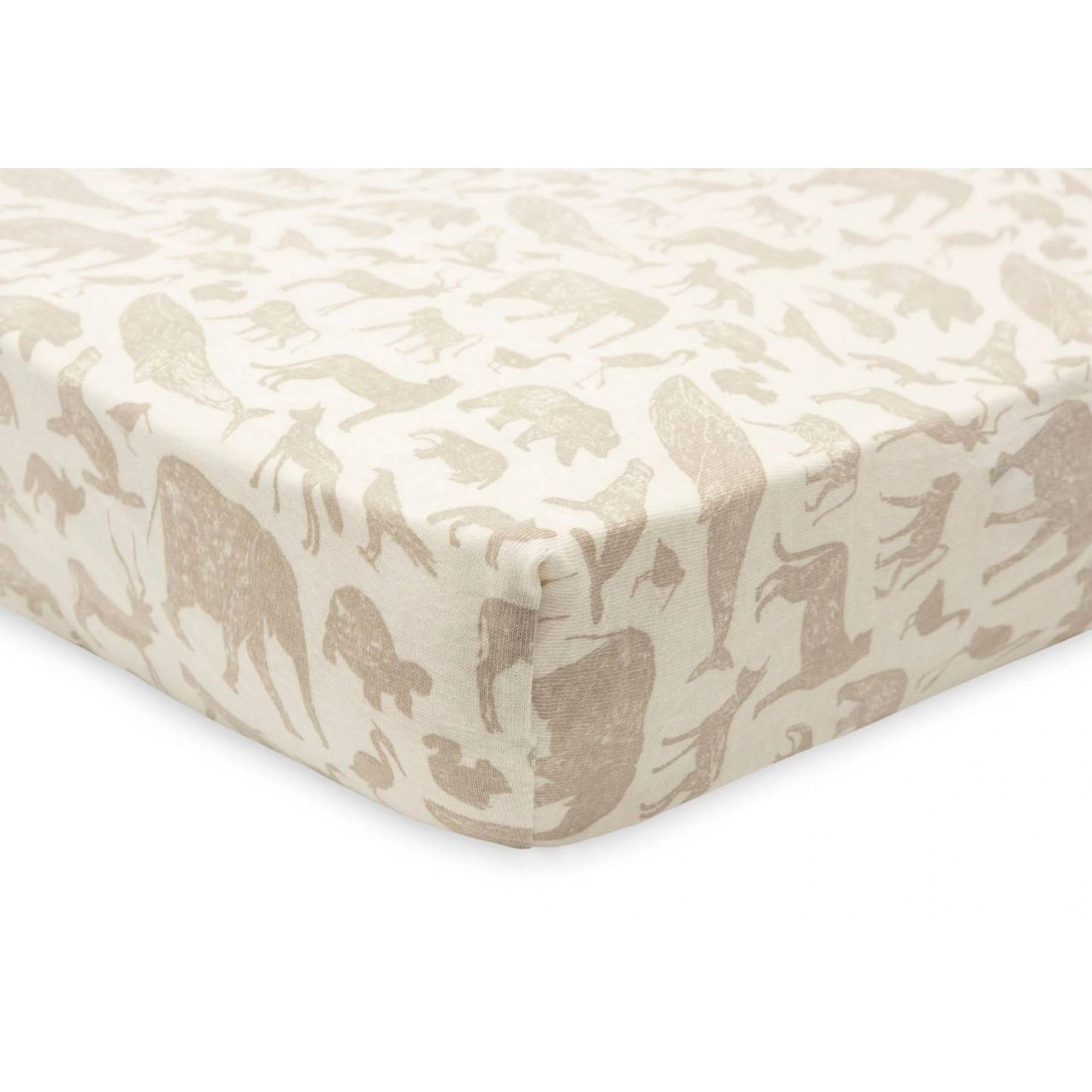 Jollein Hoeslaken Jersey 60x120cm Animal Friends | Baby & Tiener Megastore