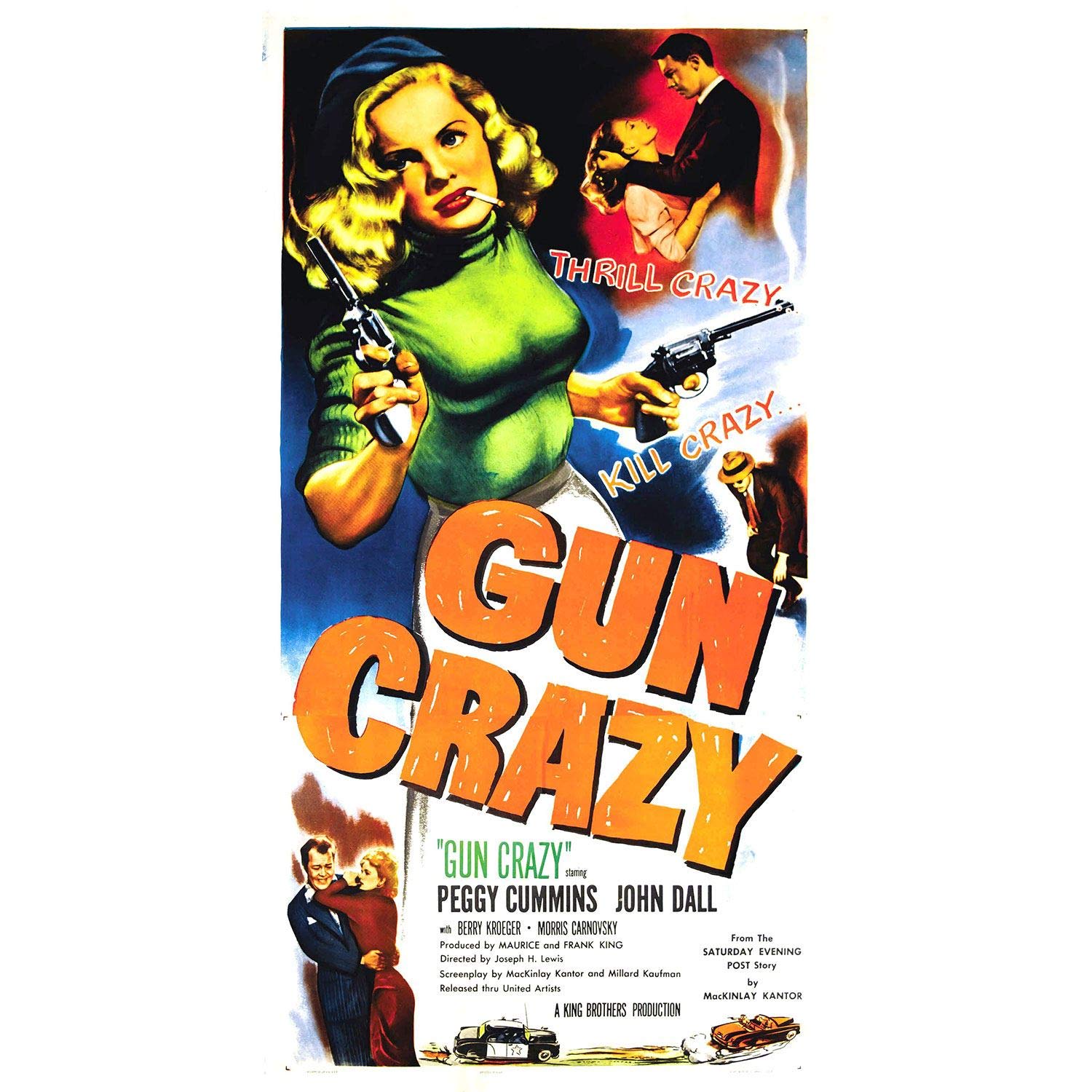 Rétro poster cinéma Gun Crazy édition grand format au graphisme soigné - 3