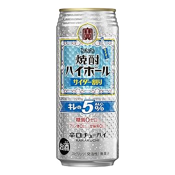 Amazon.co.jp: タカラ 焼酎ハイボール キレの5% サイダー割り