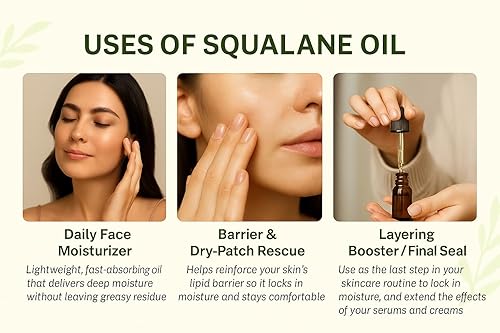 Miniatura 3 de Mayan's Secret Aceite facial de escualano Hidratante 100% puro derivado de plantas