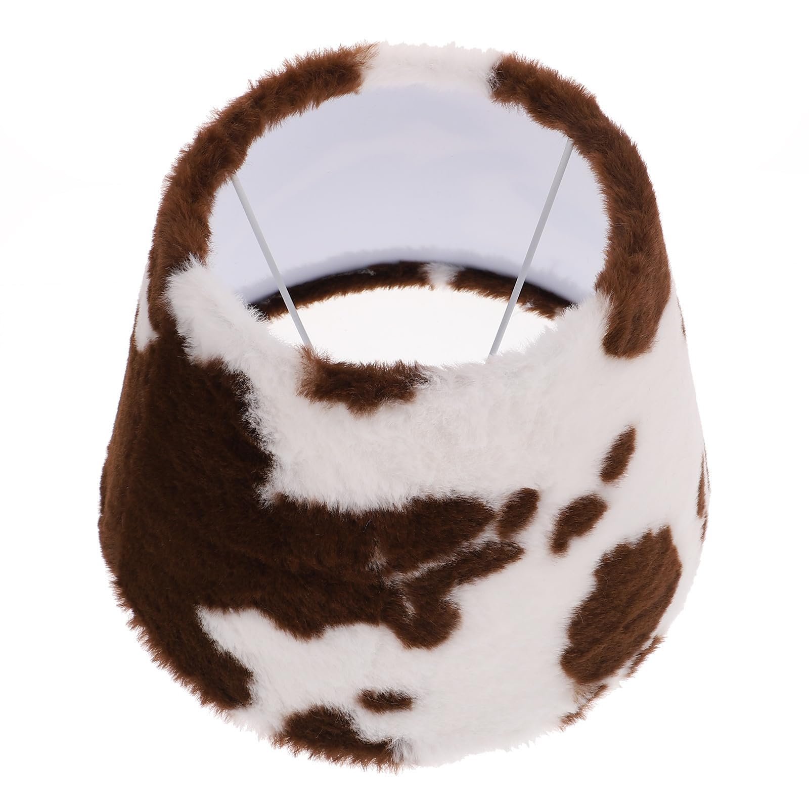 Vaguelly Paralume Facile Installazione o per Lampada da Tavolo in Peluche Design Creativo a Stampa Animale, Struttura Semplice Lampada da Salotto Comodino