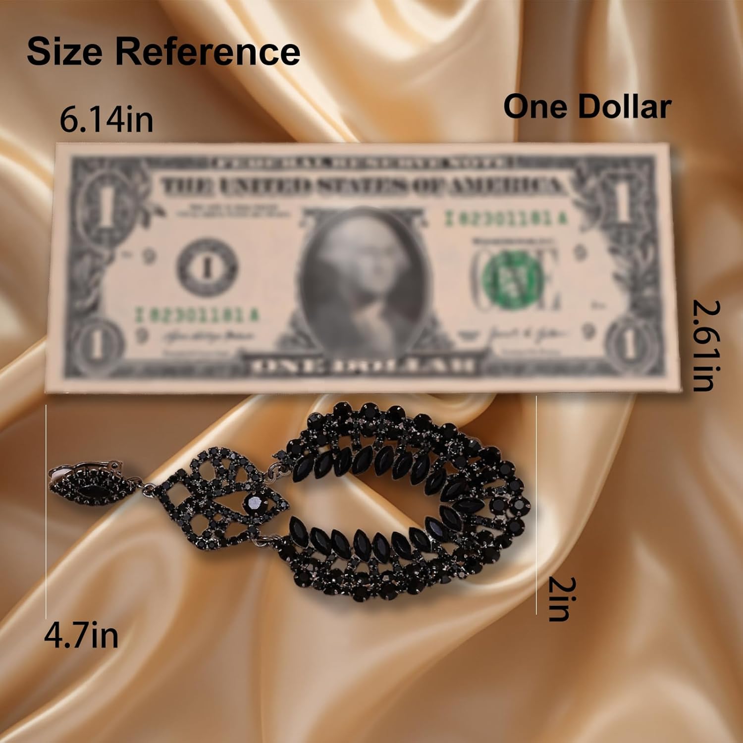 Large Black Rhinestone Earrings for Women Prom Chandelier Drop Statement Earrings Costume Jewelry - Image 8