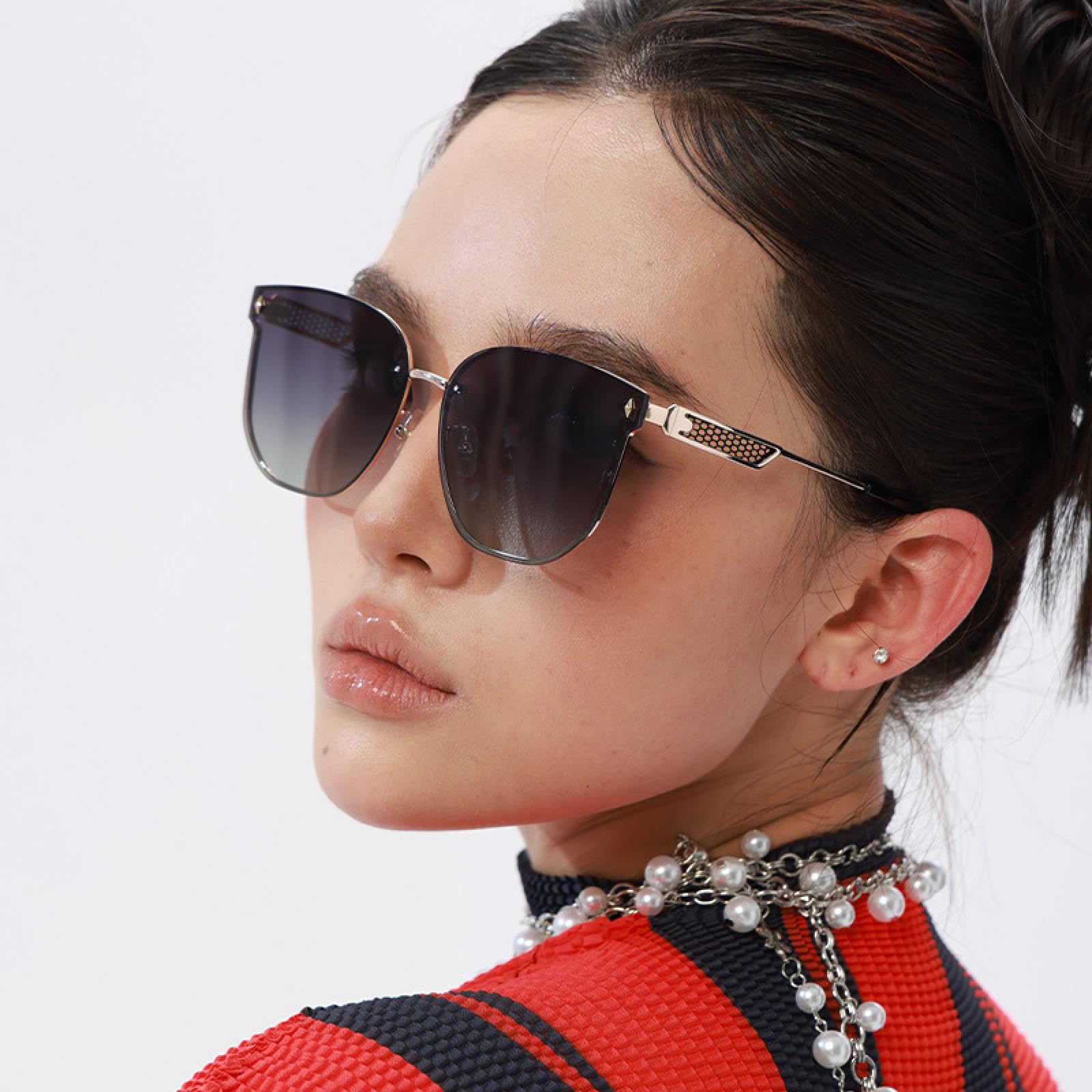 Gafas de sol para mujer, cara ovalada, estilo urbano