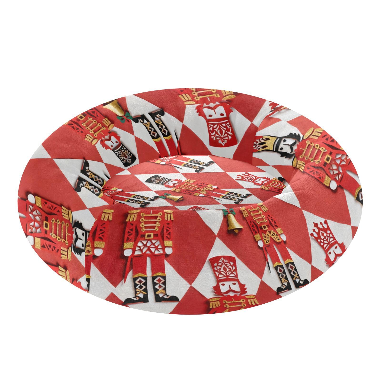Lit chaud pour animaux de petite taille couchage thermique Casse-noisettes rouge S