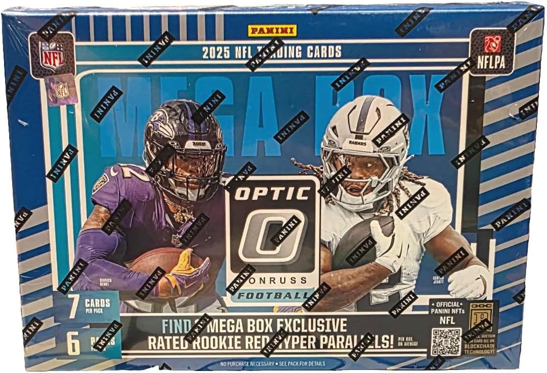 2025 Panini Donruss Optic Football HOBBY MEGA box (6 pks/bx)