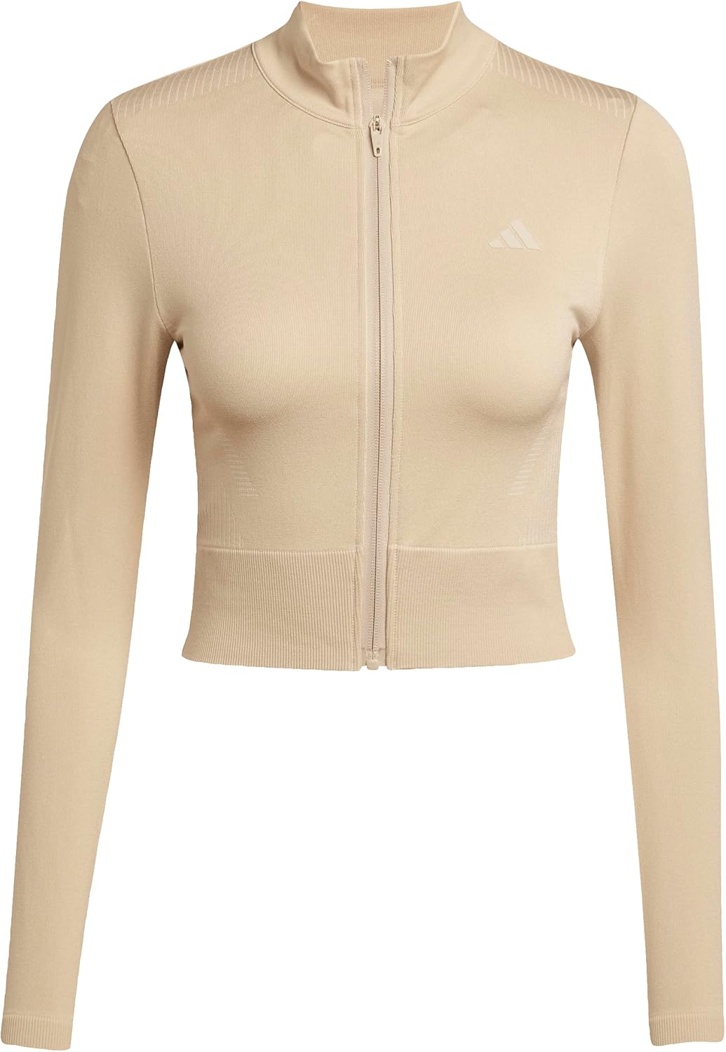 adidas womens Essentials Full-zip Knit Workout Jacket