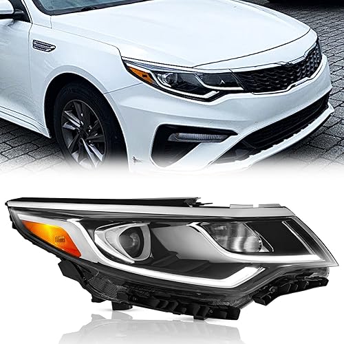 TODO Conjunto de faros delanteros compatible con KIA Optima 2019 2020  Lado derecho del pasajero