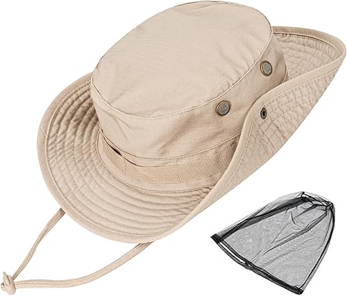 Miniatura 32 de Sombreros de sol para hombres y mujeres, sombrero de cubo UPF 50+, sombrero Boonie plegable, protección UV, senderismo, playa, pesca, safari