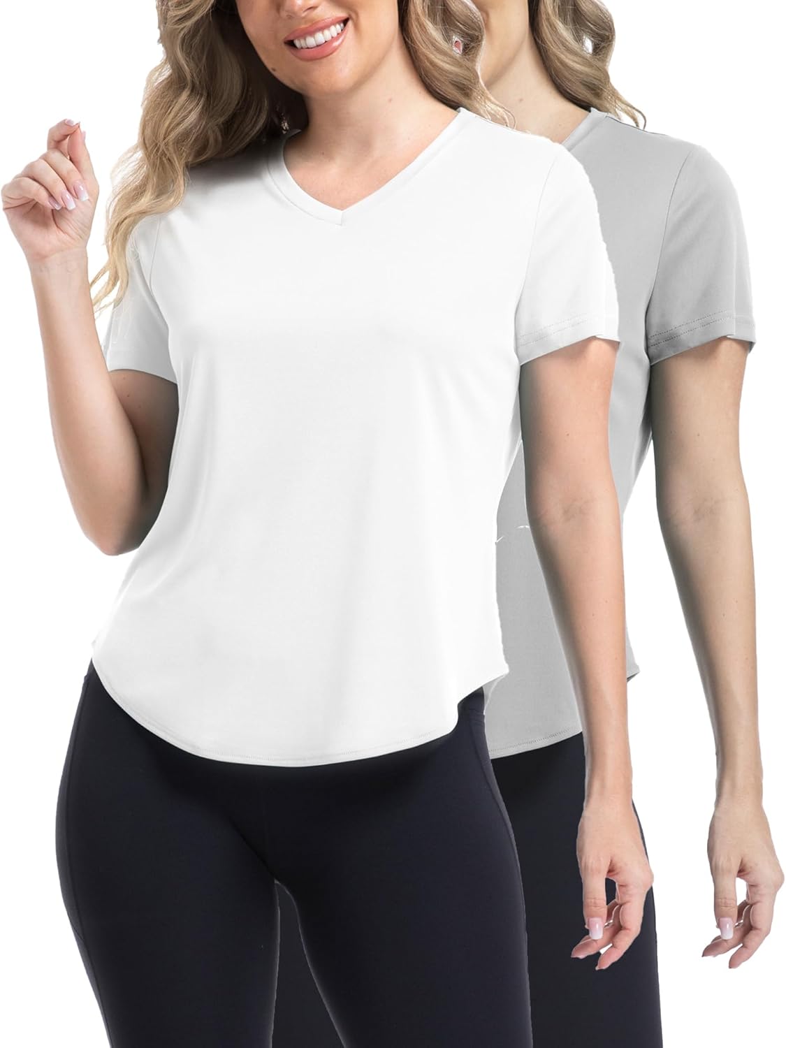 Shirts for Womens Long Sleeve T-Shirts SPF 50+ Sun Protection Quick Dry Workout Hiking Running Athletic Tshirts Summer