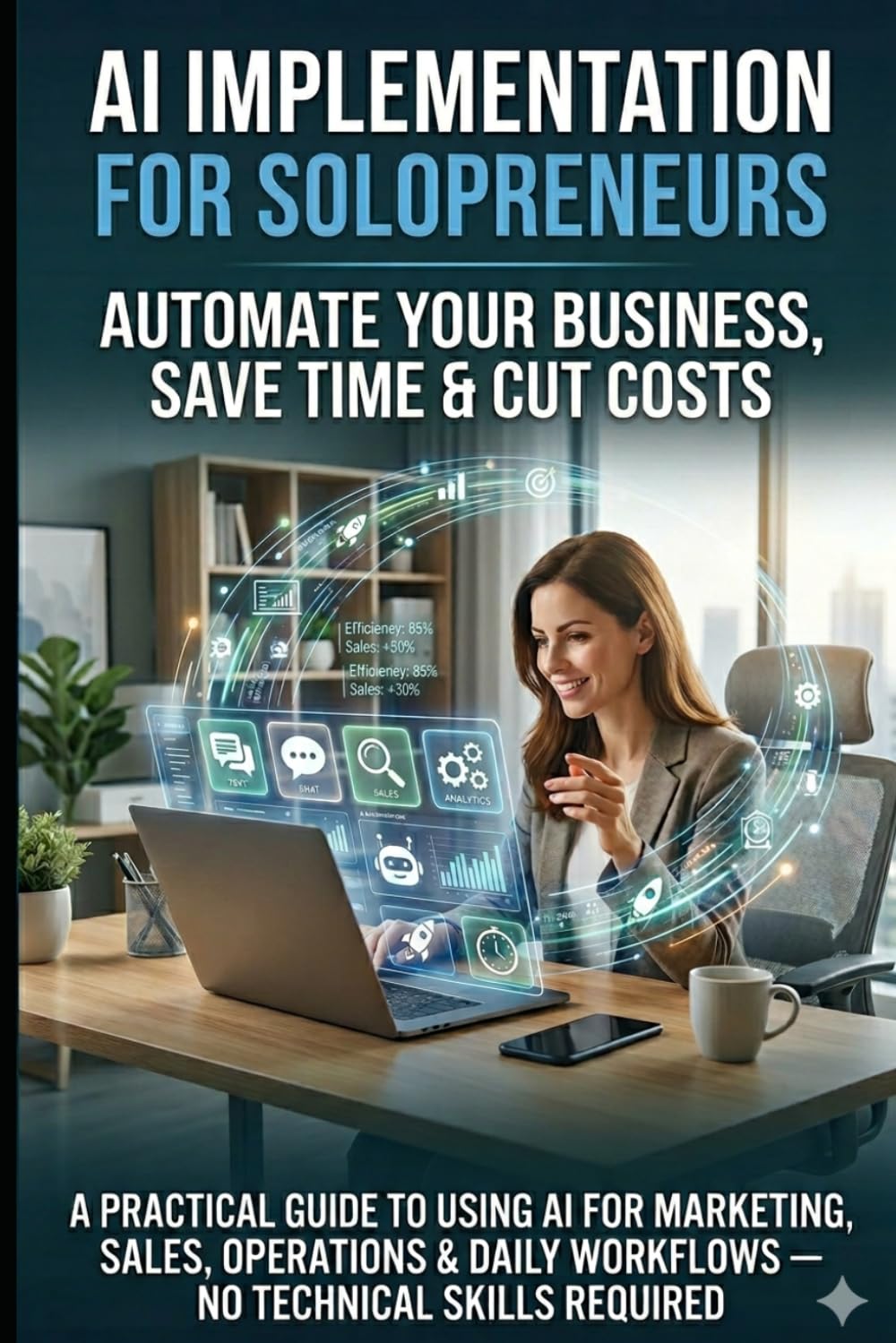 AI Implementation Tools for Solopreneurs to Automate your Business to Save Time and Cut Costs: A Practical Guide to Using AI for Marketing, Sales, ... (AI for Solopreneurs & Entrepreneurs Series)