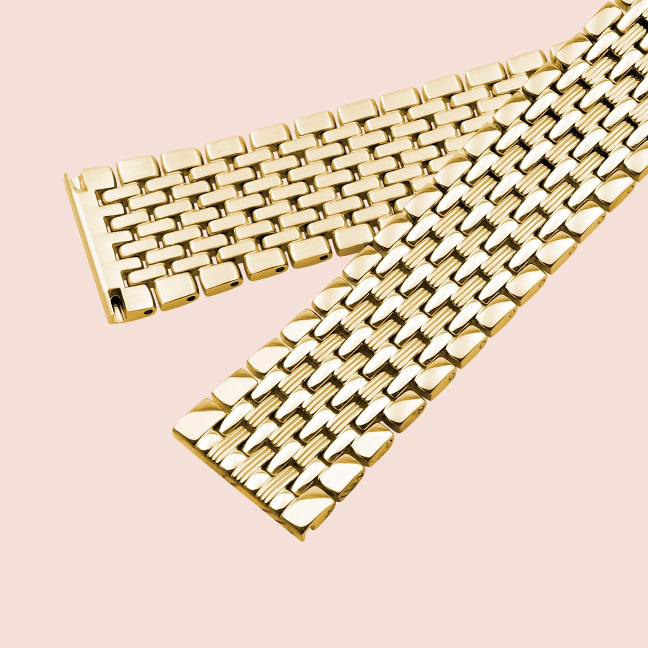 20mm Stainless Steel Band Compatible for Samsung Galaxy Watch 7/6/5/4 Band 40/44mm, Galaxy Watch 6 Classic 43/47mm Galaxy Watch 5 45mm, Watch 5 Pro 45mm, Galaxy Watch 4 42/46mm Strap - Image 2