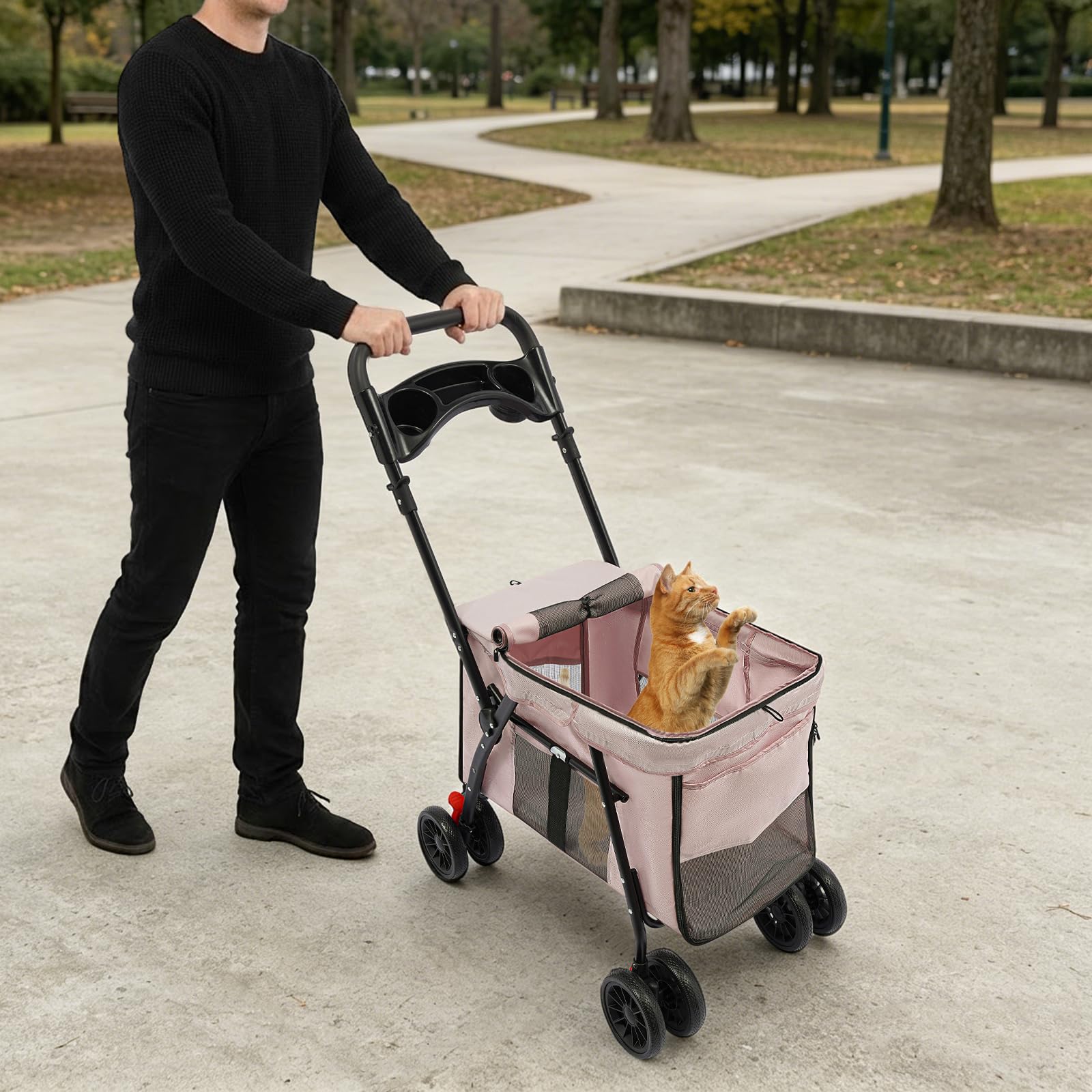 Wózek dla psów, kotów i psów do 35 kg