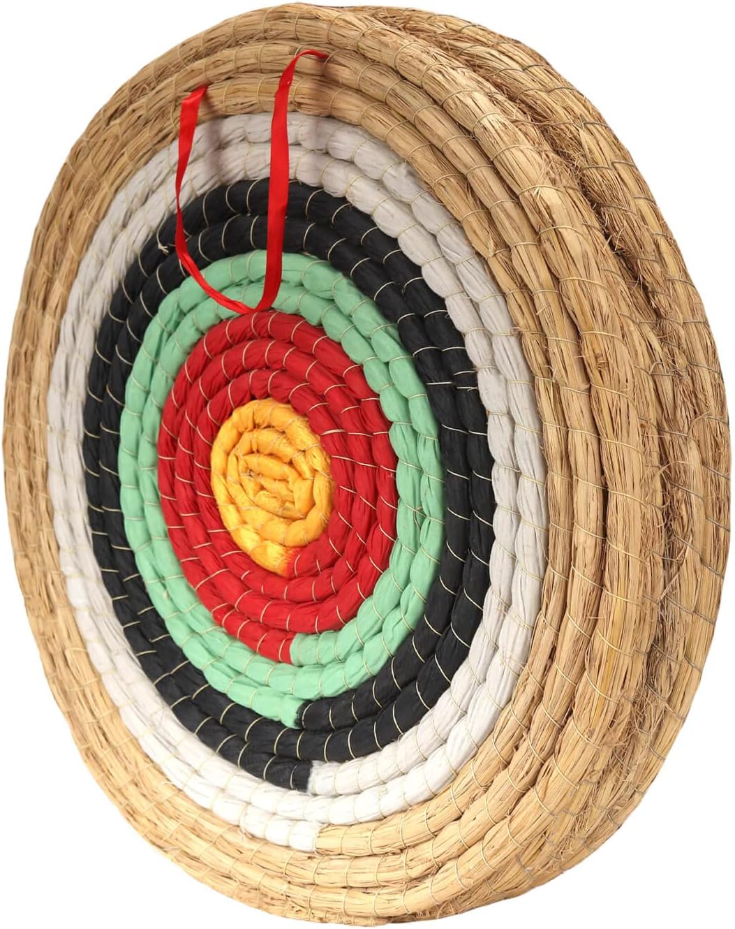 Archery Targets for Backyard Hand-Made Straw Archery Target for Recurve Bow Compound Bow or Longbow 20 Inches Traditional Bow Arrow Target for Kids Youth Adult Archery Hunting Practice