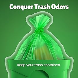 FORID Small Trash Bags 4 Gallon for Bathroom - Extra Thick Colored Garbage Bags Unscented,Strong Plastic Wastebasket Can Liners for Home Bedroom Office and Car,150 Bags Multi Colored