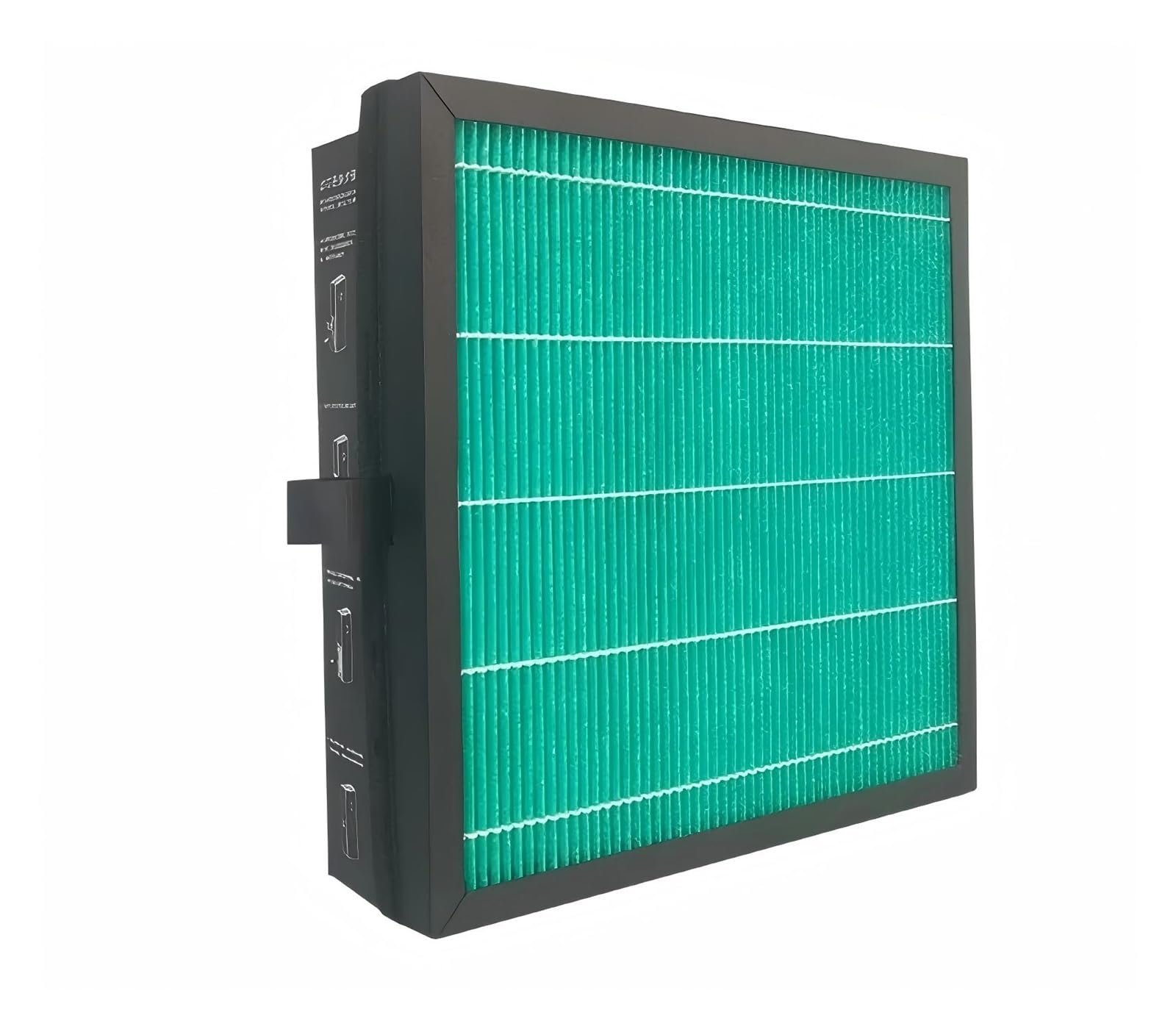 Ycddjjpcv Green Mjxfj-150-A1 Merv12 Filter Replacement，Compatible For Xiaomi Mijia Electric Air Purifier Fresh Air System A1，High Efficiency，Low Noise(Green)