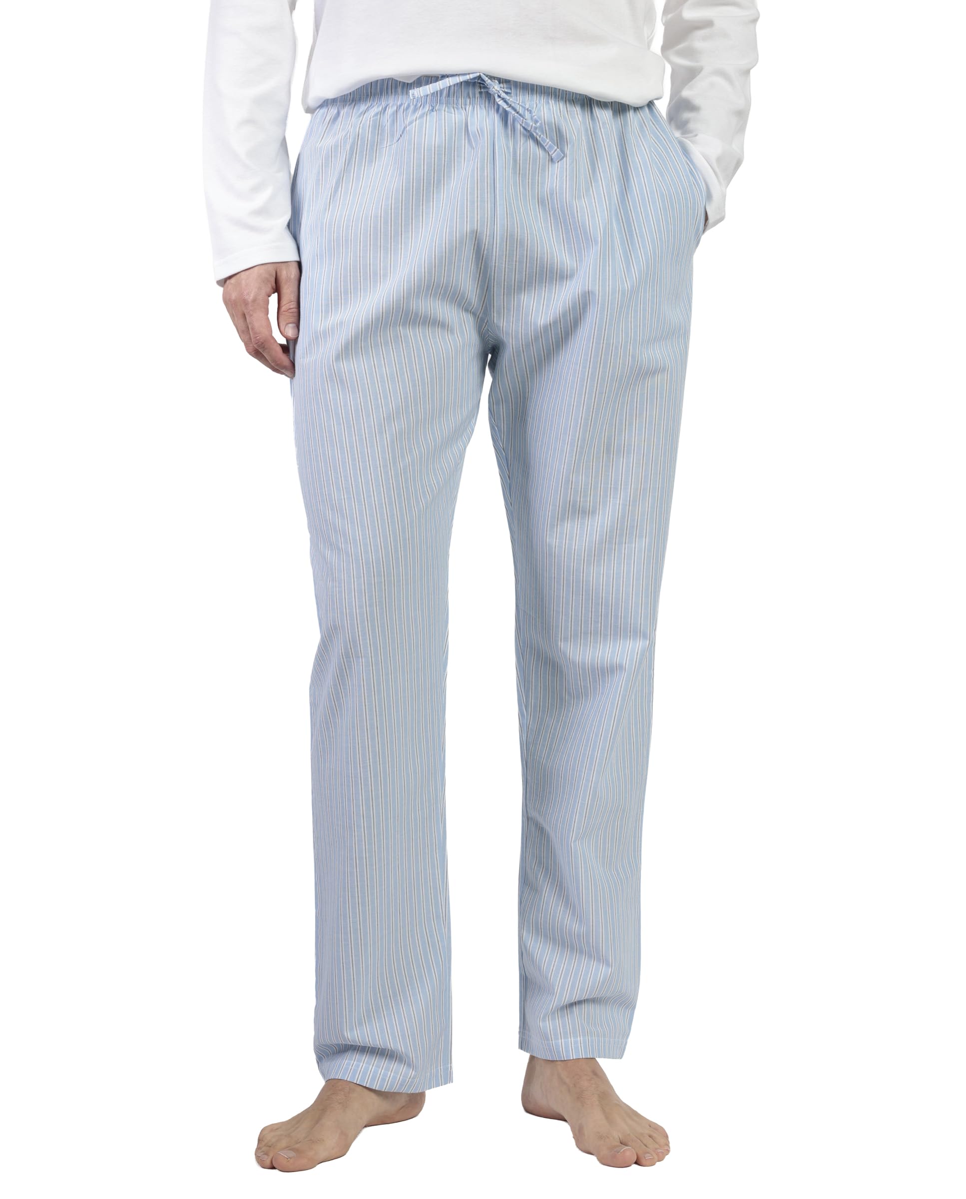 ADMAS Home - Pantaloni lunghi popeline Home Compact da uomo