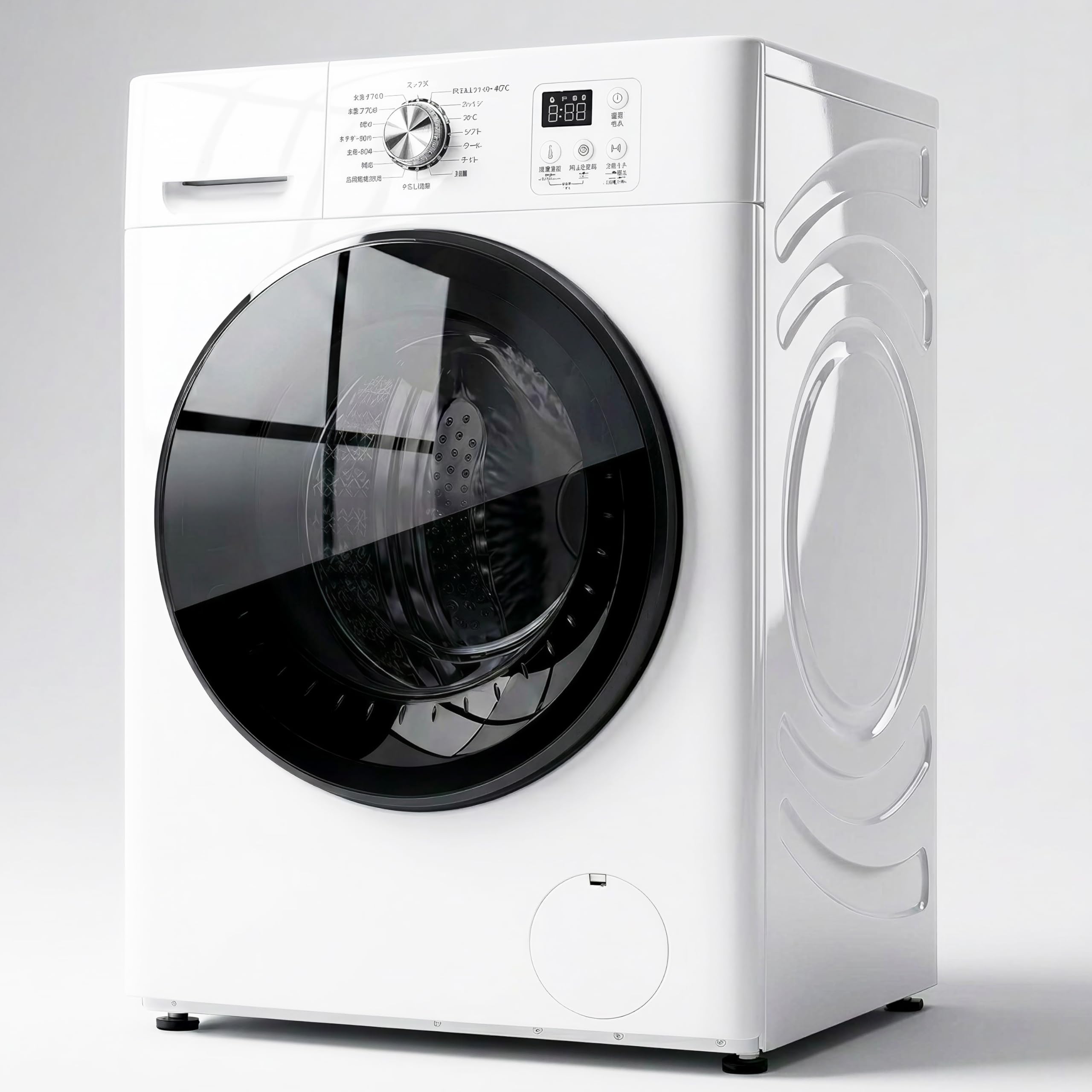 Amazon.co.jp: Easynest ドラム式洗濯乾燥機 8kg 洗剤自動投入