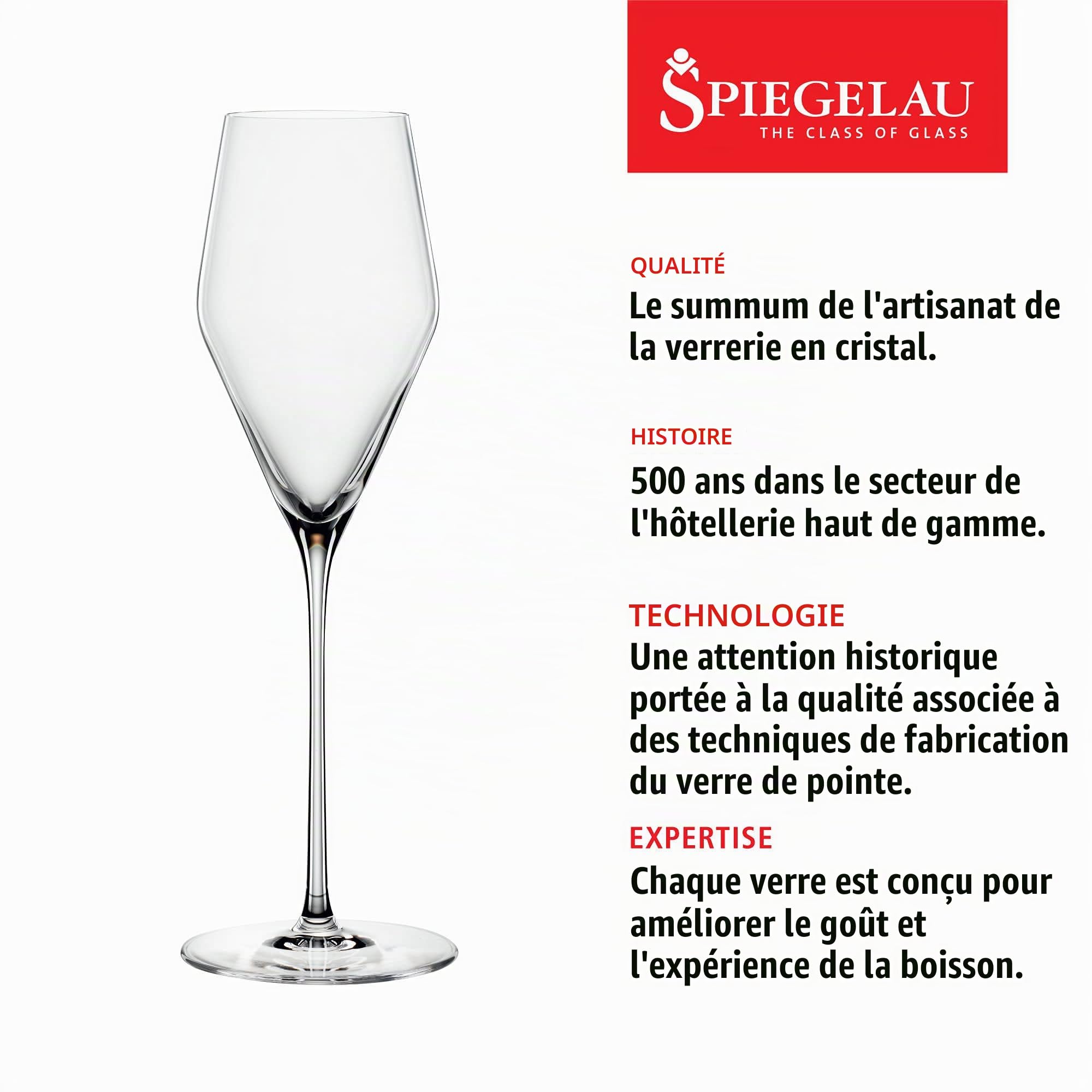 Spiegelau Definition Calice Champagne 25 cl Set 2 Pz In Cristallo