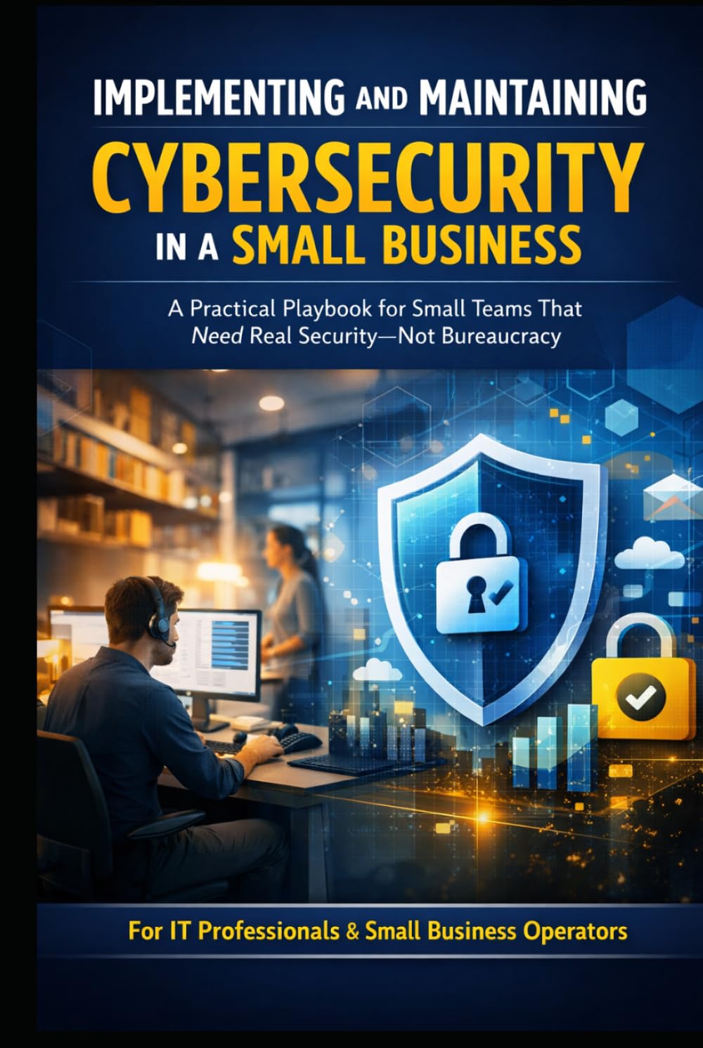 Implementing and Maintaining Cybersecurity in a Small Business: A practical playbook for small teams that need real security—not bureaucracy.