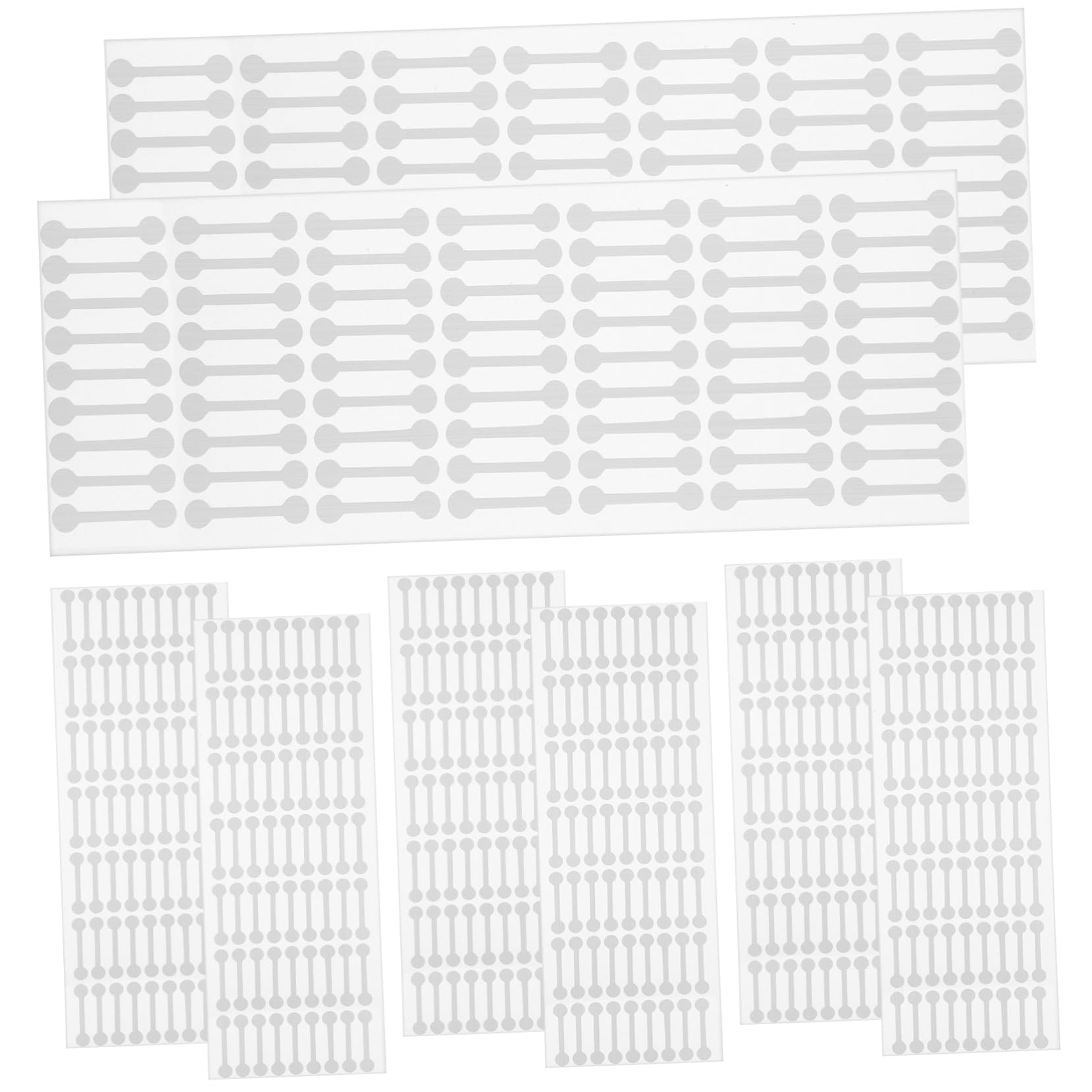 OSALADI 3 Set Adesivo Sigillo Cucina Etichetta Adesiva Impermeabile Avvolgere Etichette A Prova Di Manomissione Strisce Adesive Adesivi Se Stesso Argento Autoadesivo in Pvc 500 Pezzi * 3