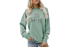 Lake Life Is The Best Life Crewneck For Women